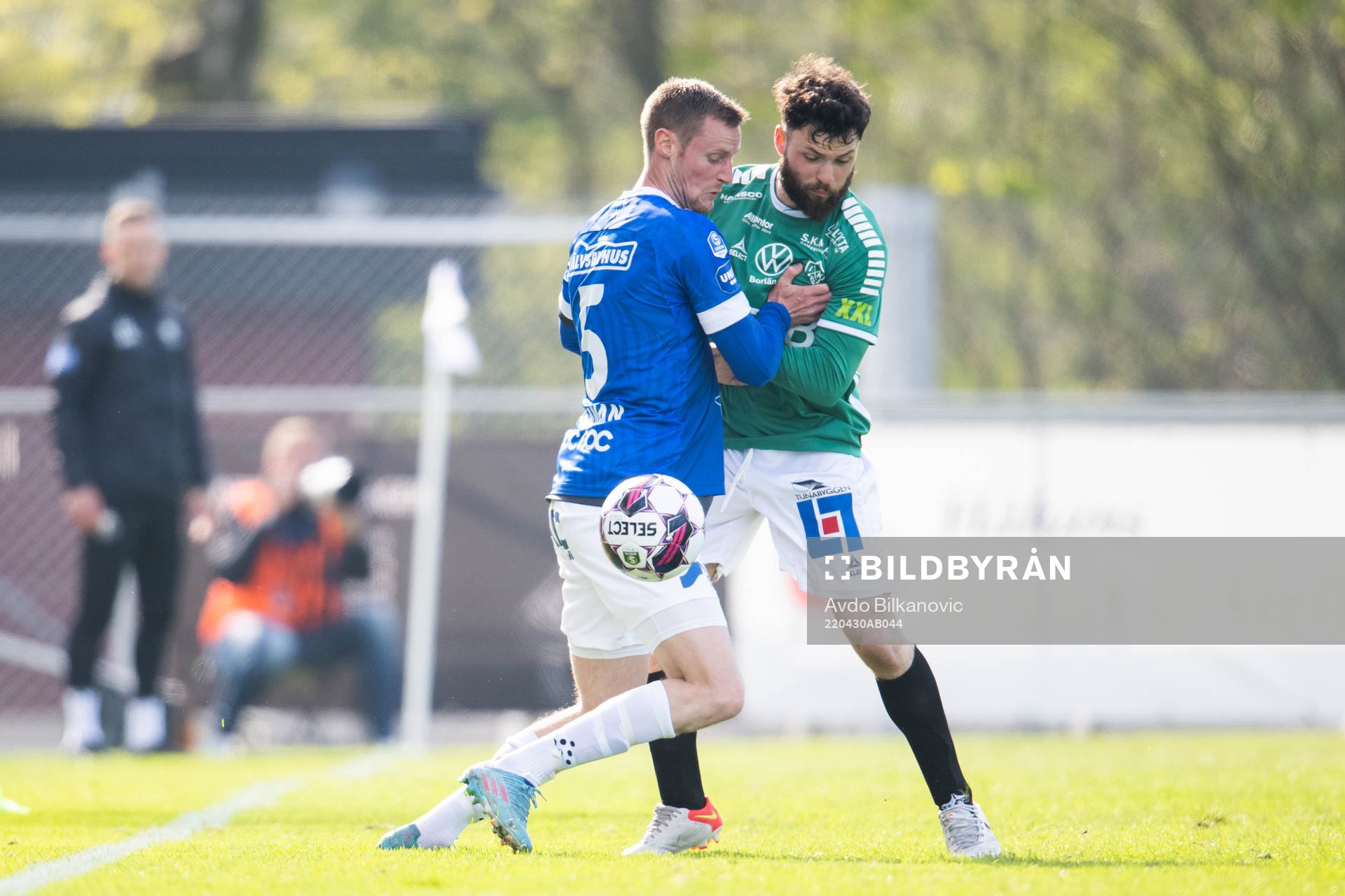 Trelleborgs Anton Tideman och Brages Jonathan Syberg Tamimi