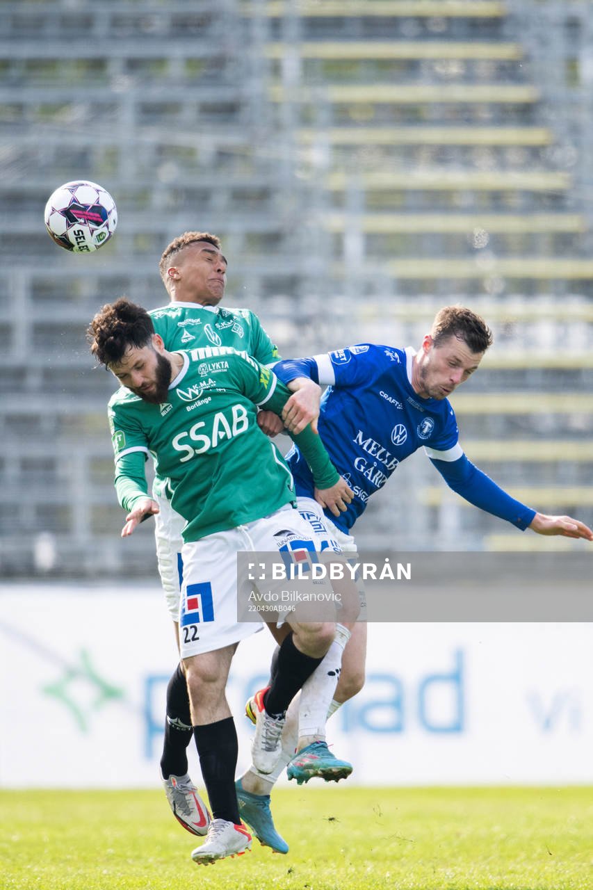 Trelleborgs Nicolas Mortensen mot Brages Jonathan Syberg