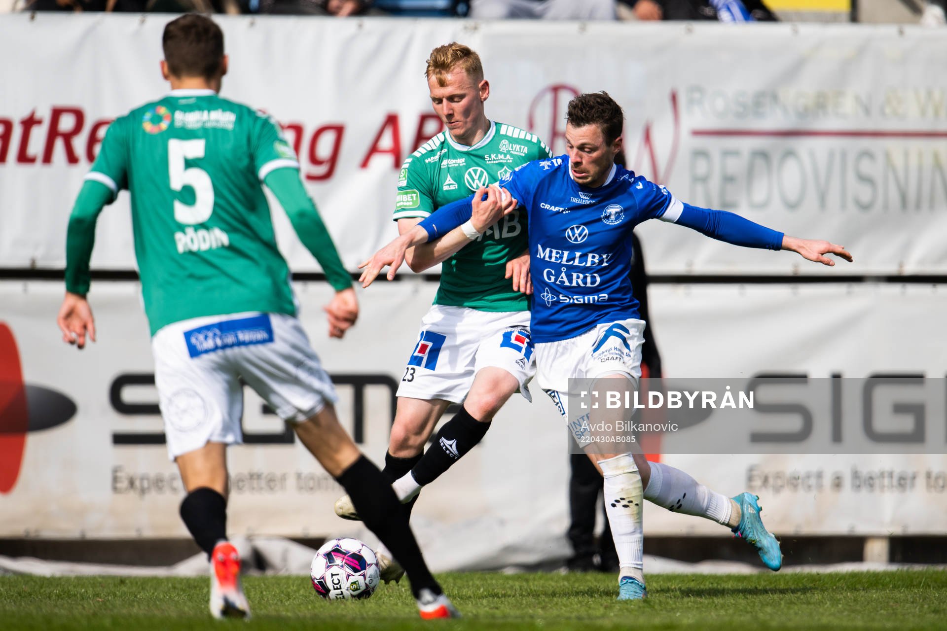 Trelleborgs Nicolas Mortensen och Brages Christopher