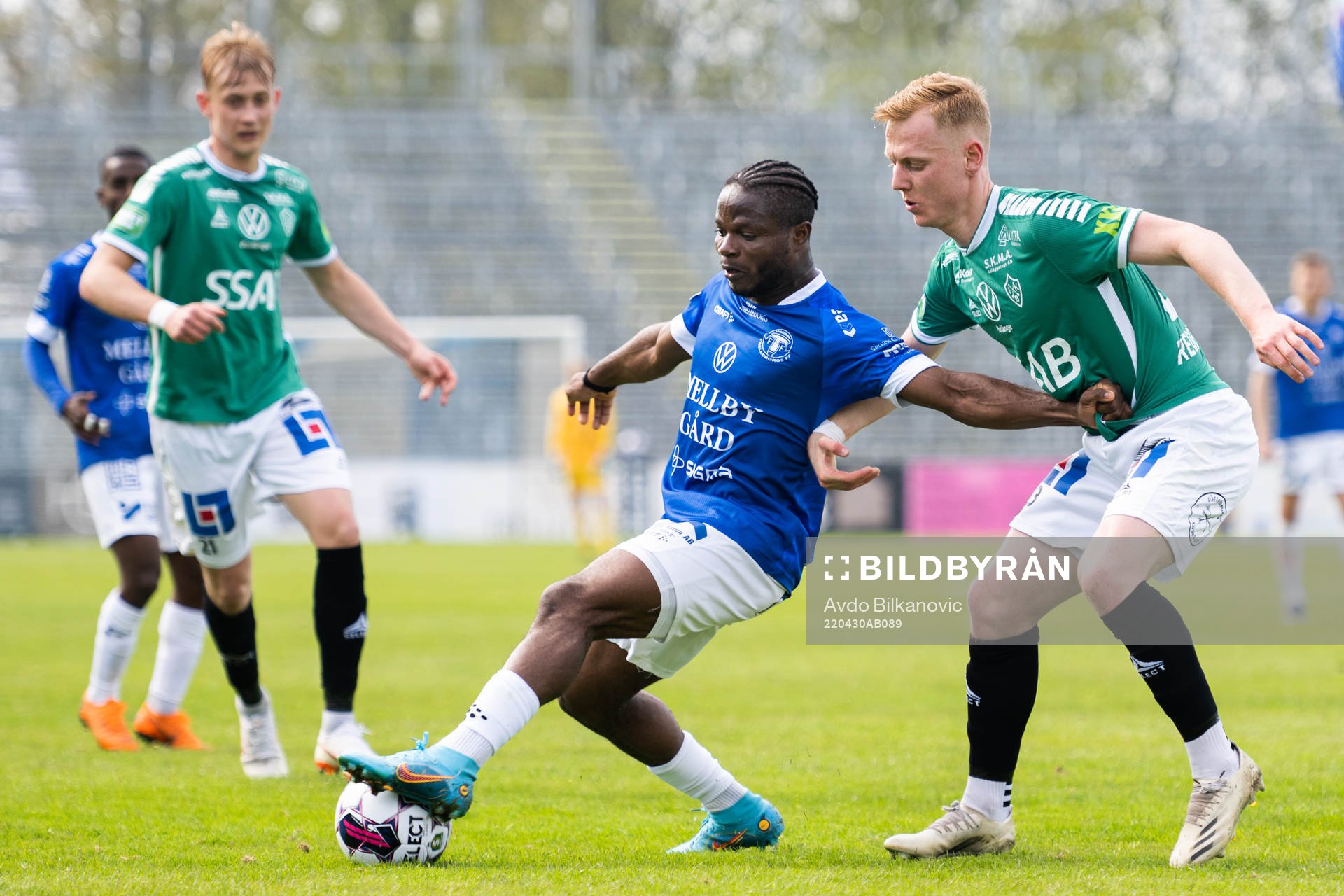 Trelleborgs Henry Offia och Brages Christopher Redenstrand