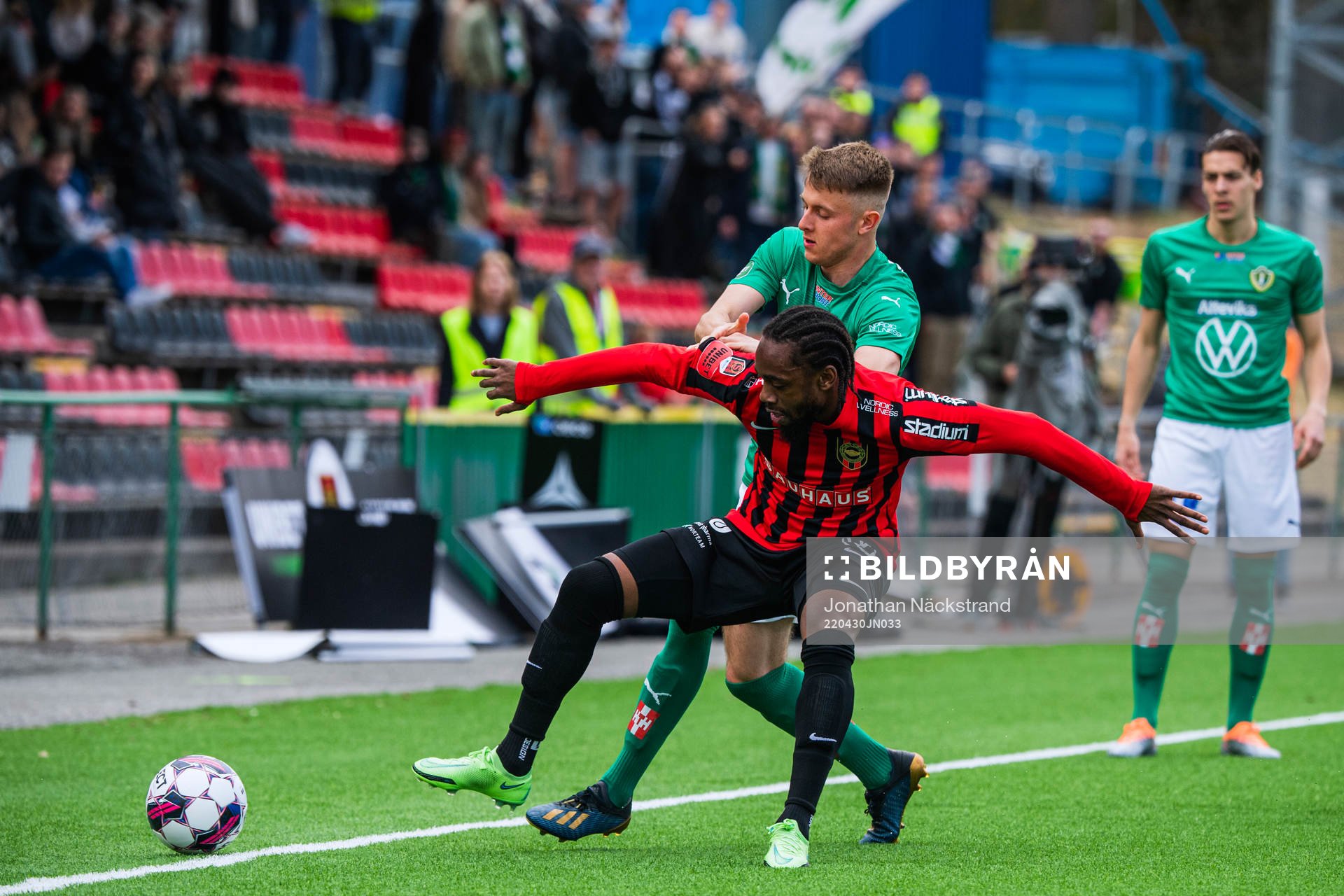 Brommapojkarnas Heradi Rashidi och Jönköpings Daniel