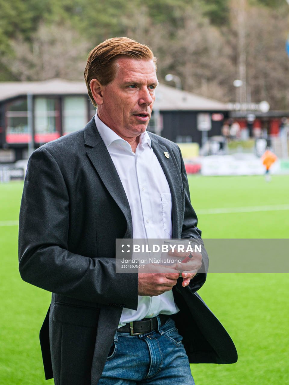Brommapojkarnas tränare Christer Mattiasson
