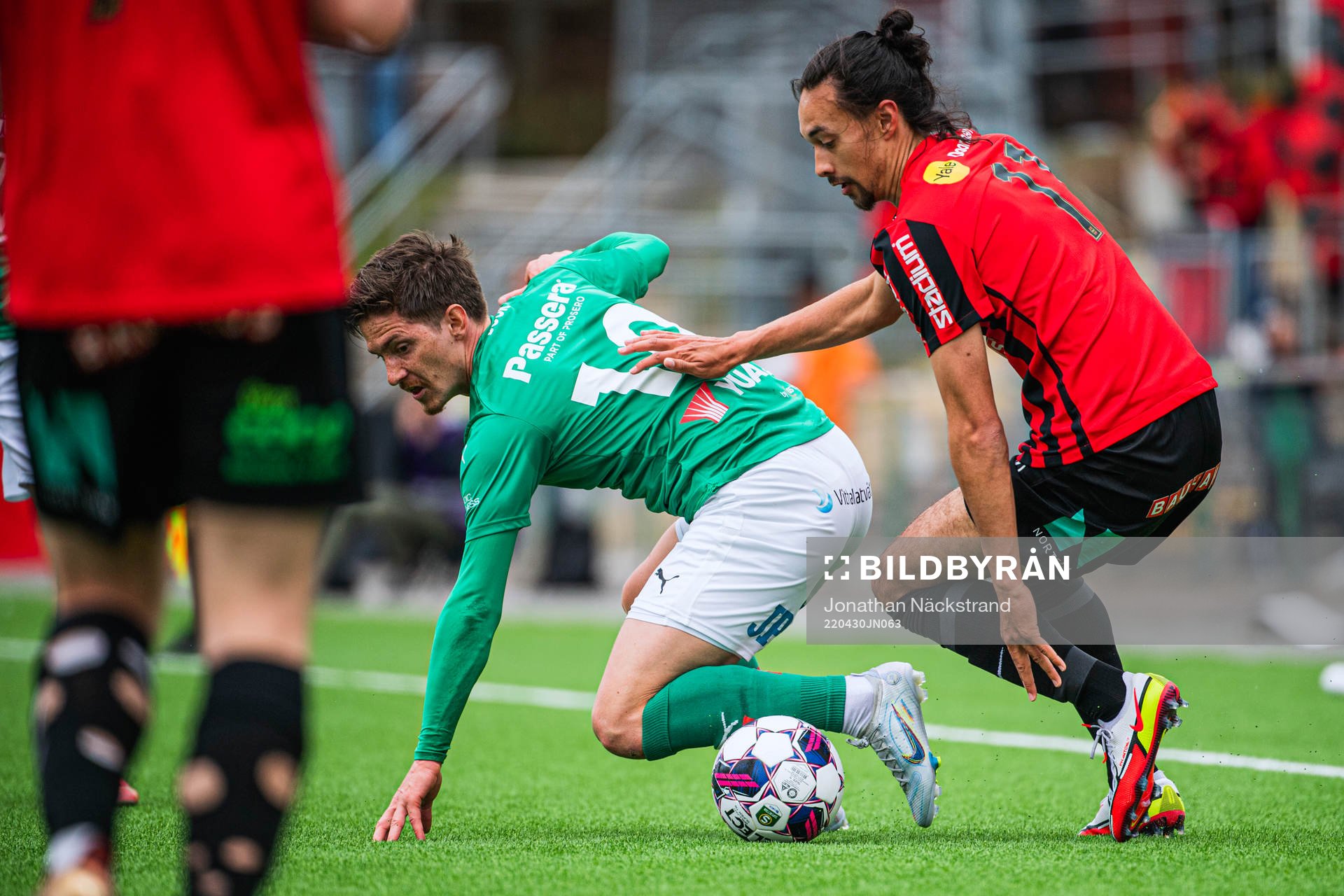Jönköpings Robin Book och Brommapojkarnas Monir Jelassi