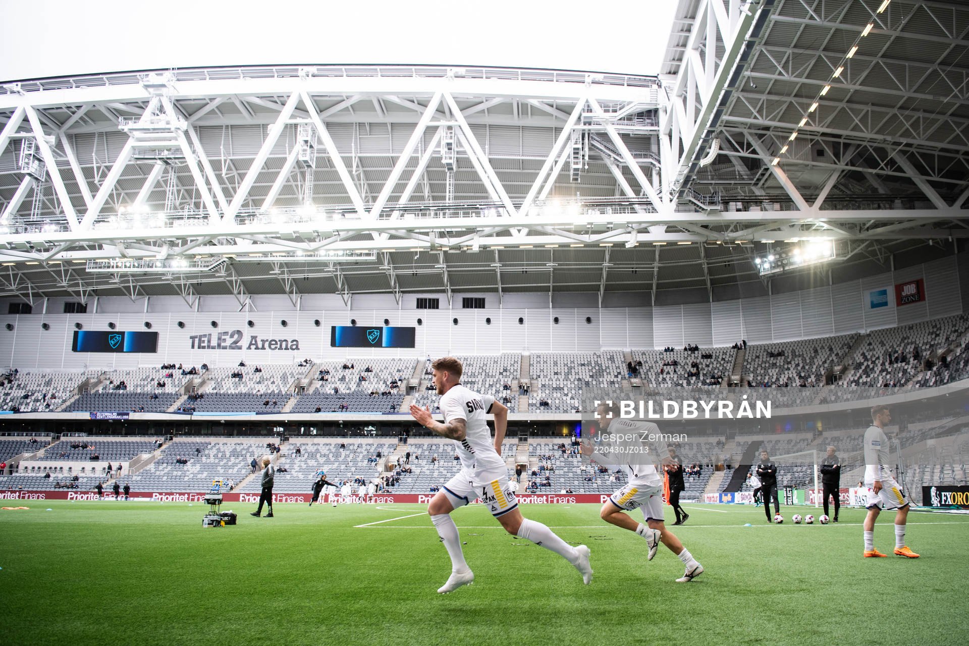 Sirius spelare värmer upp