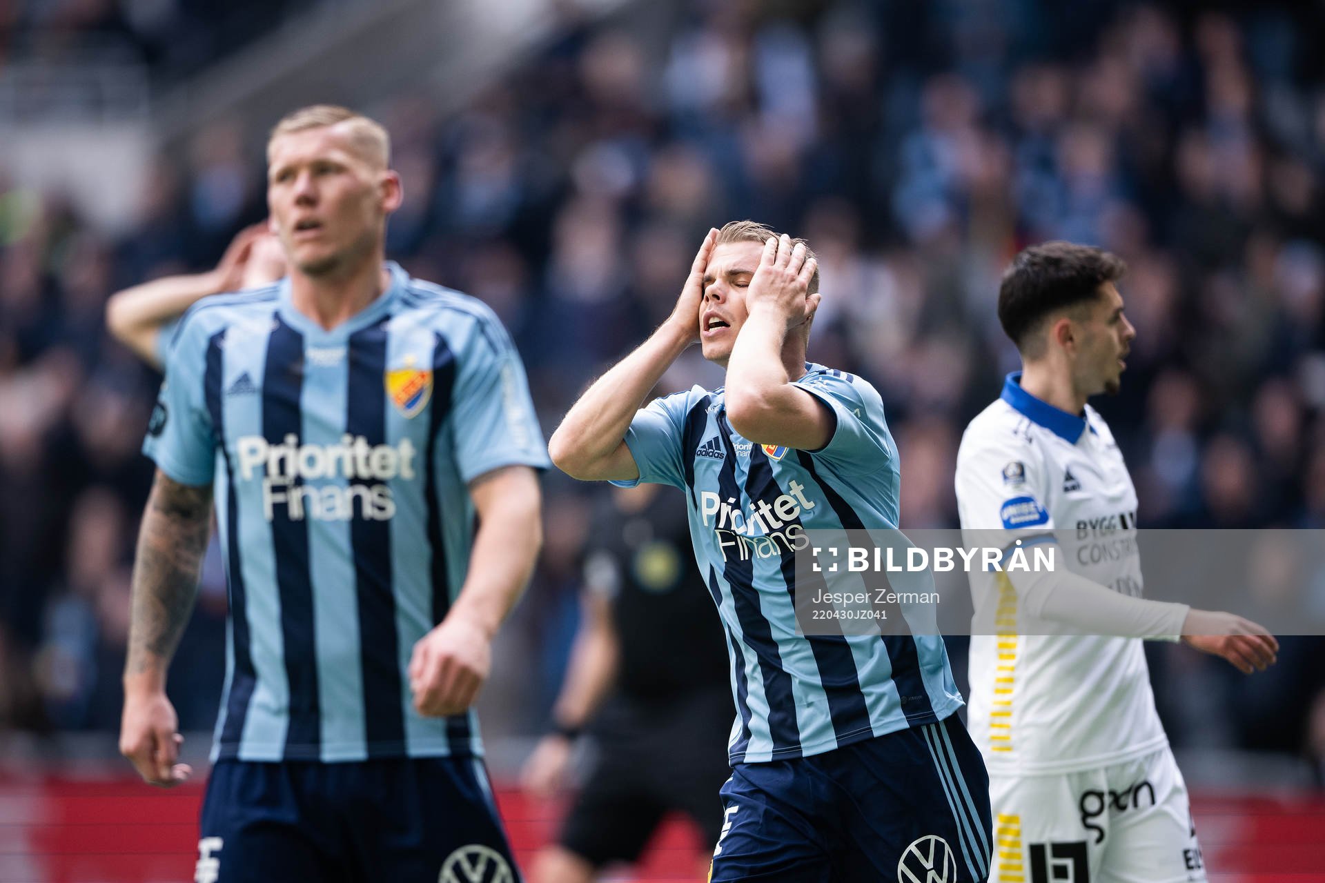 Djurgårdens Elias Andersson deppar