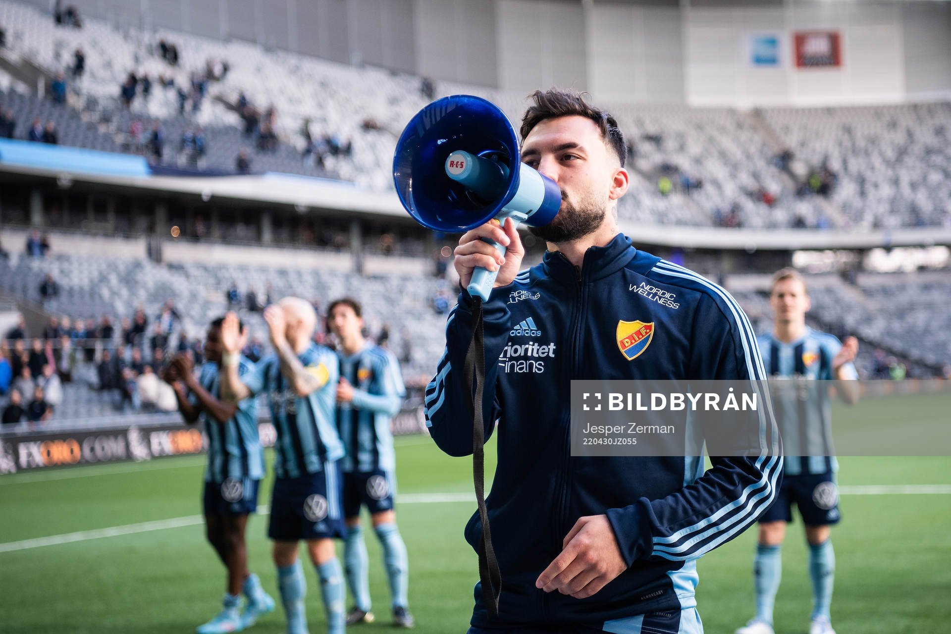 Djurgårdens Sead Haksabanovic jublar