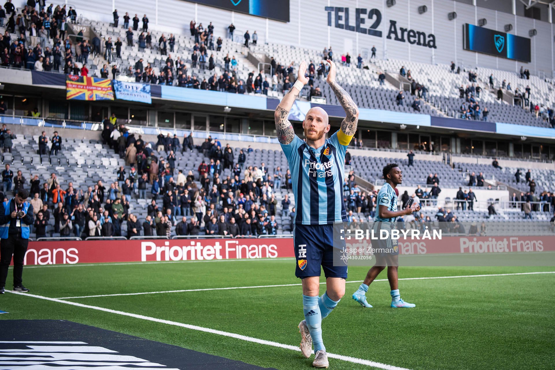 Djurgårdens Magnus Eriksson jublar