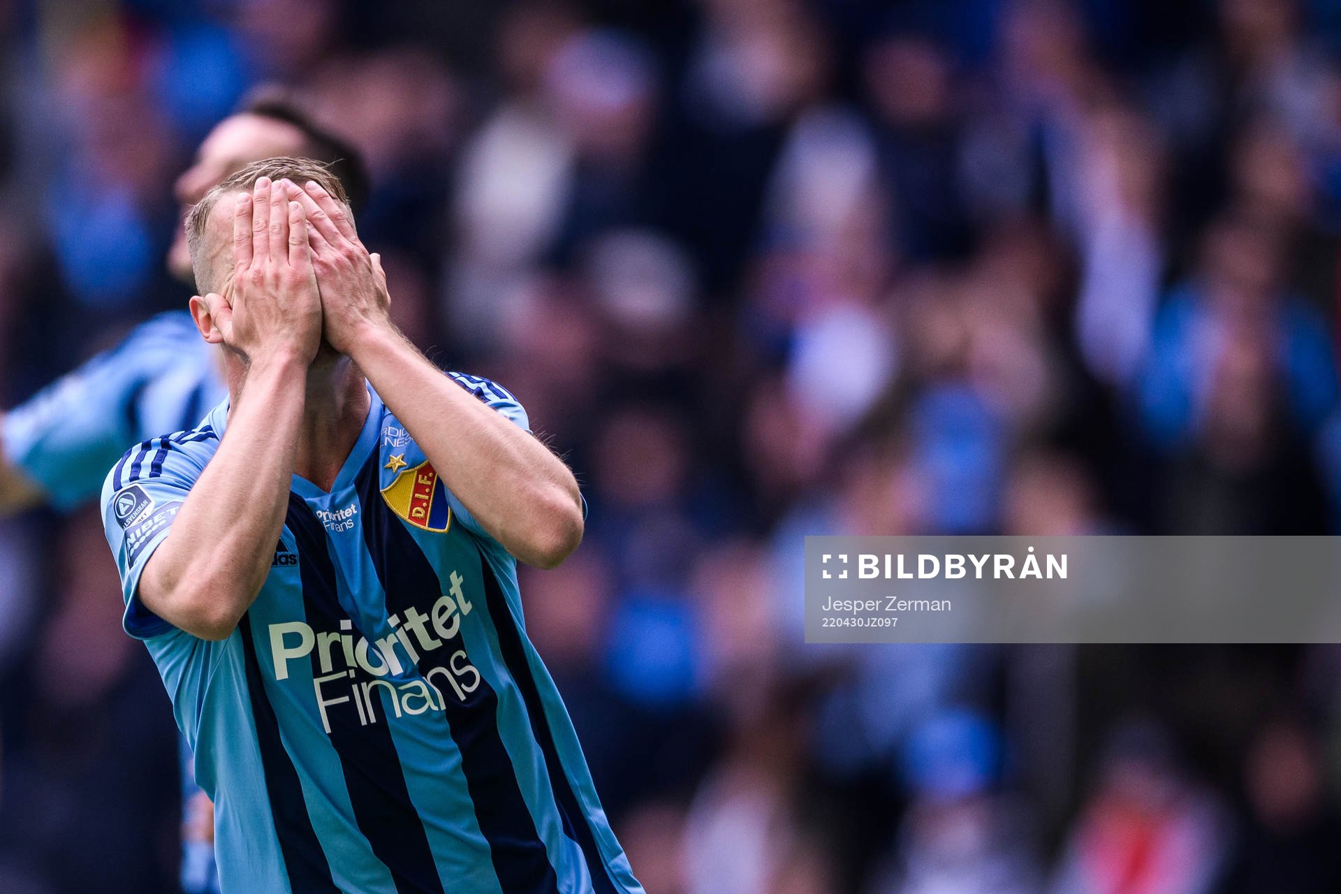 Djurgårdens Elias Andersson deppar