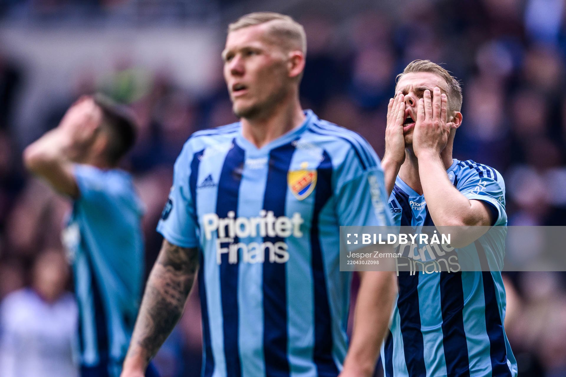Djurgårdens Elias Andersson deppar