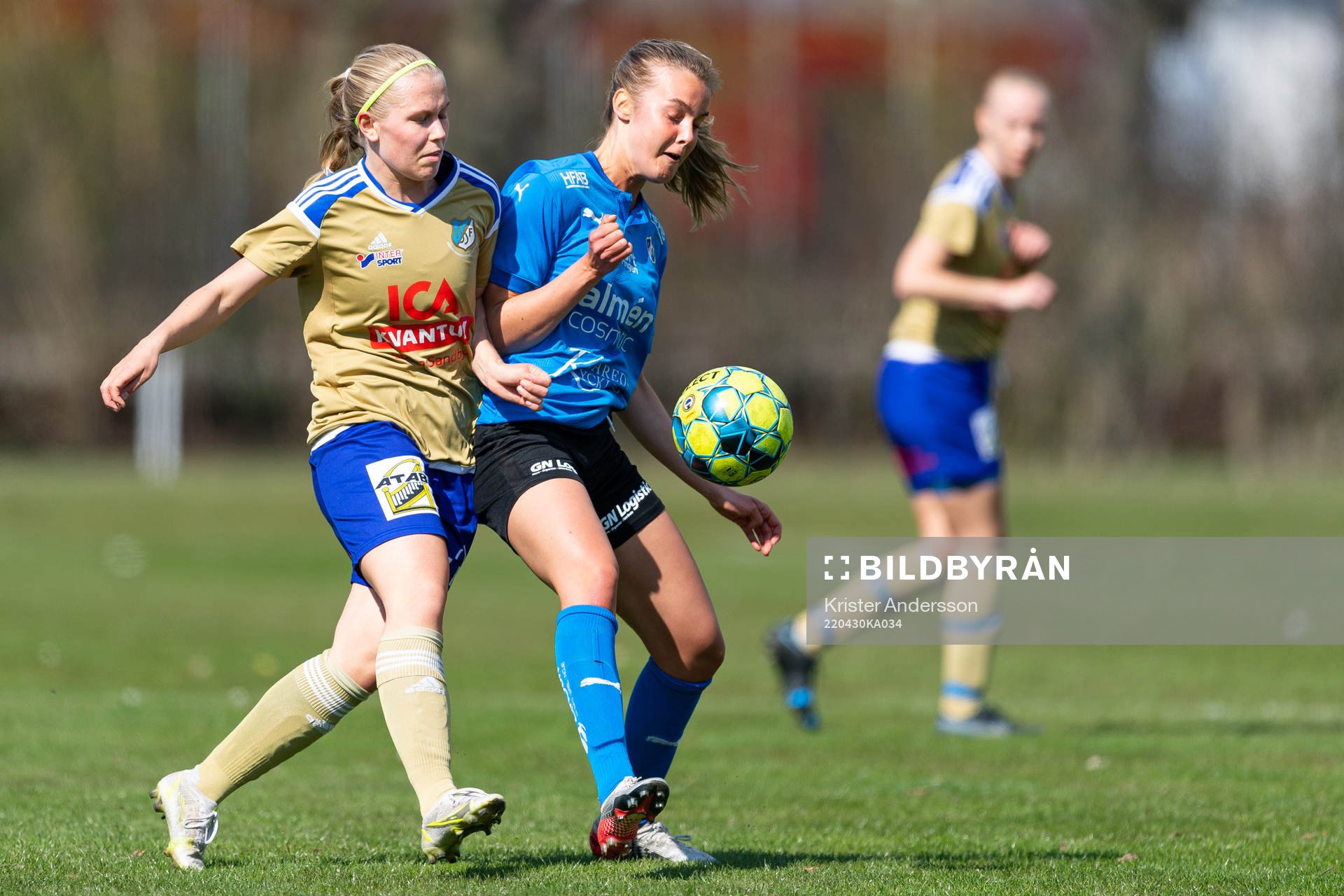 Södra Sandbys Ida Garmfors och Halmstads Elsa Karlsson