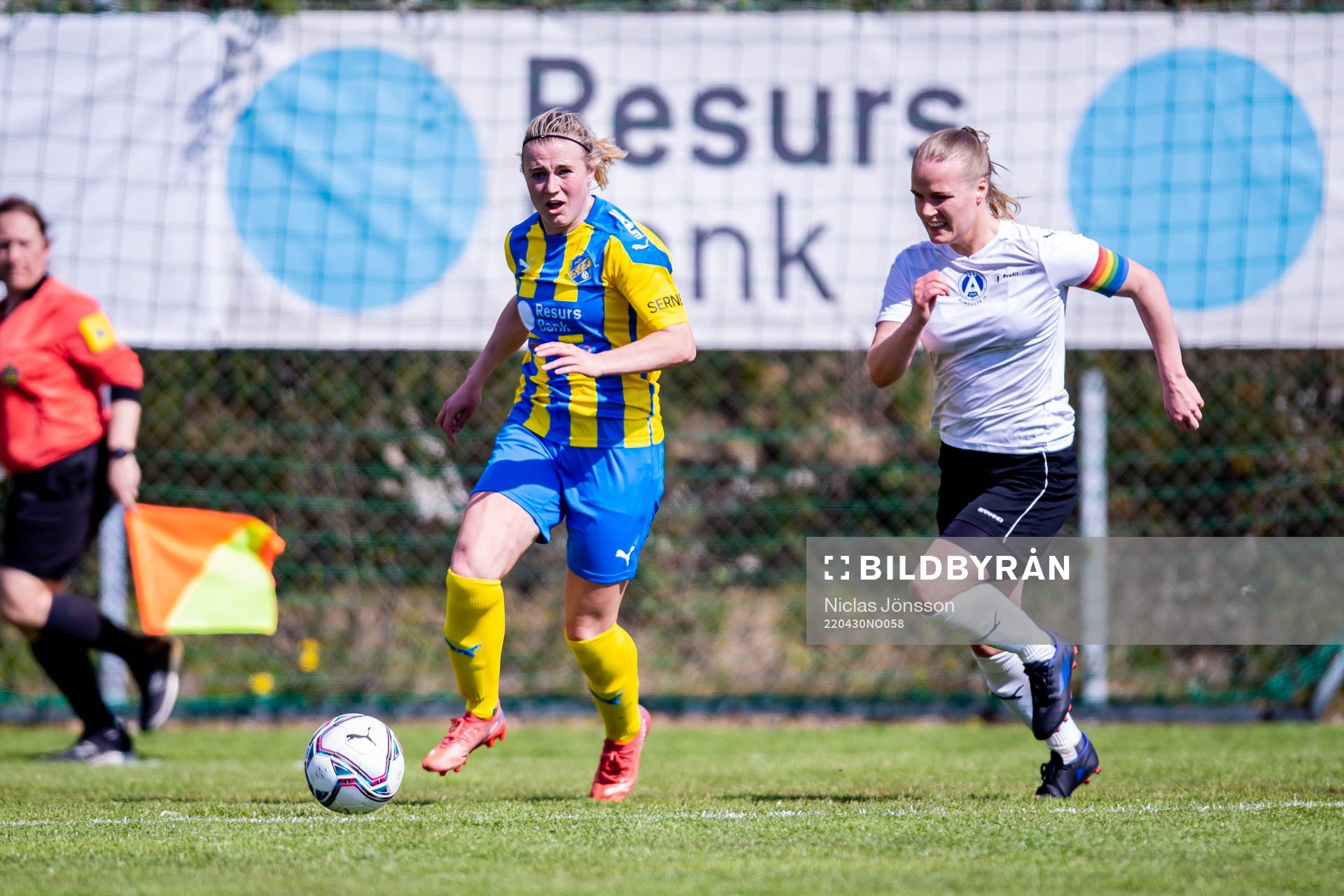 Eskilsminnes Julia Lennartsson och Älmhults Matilda