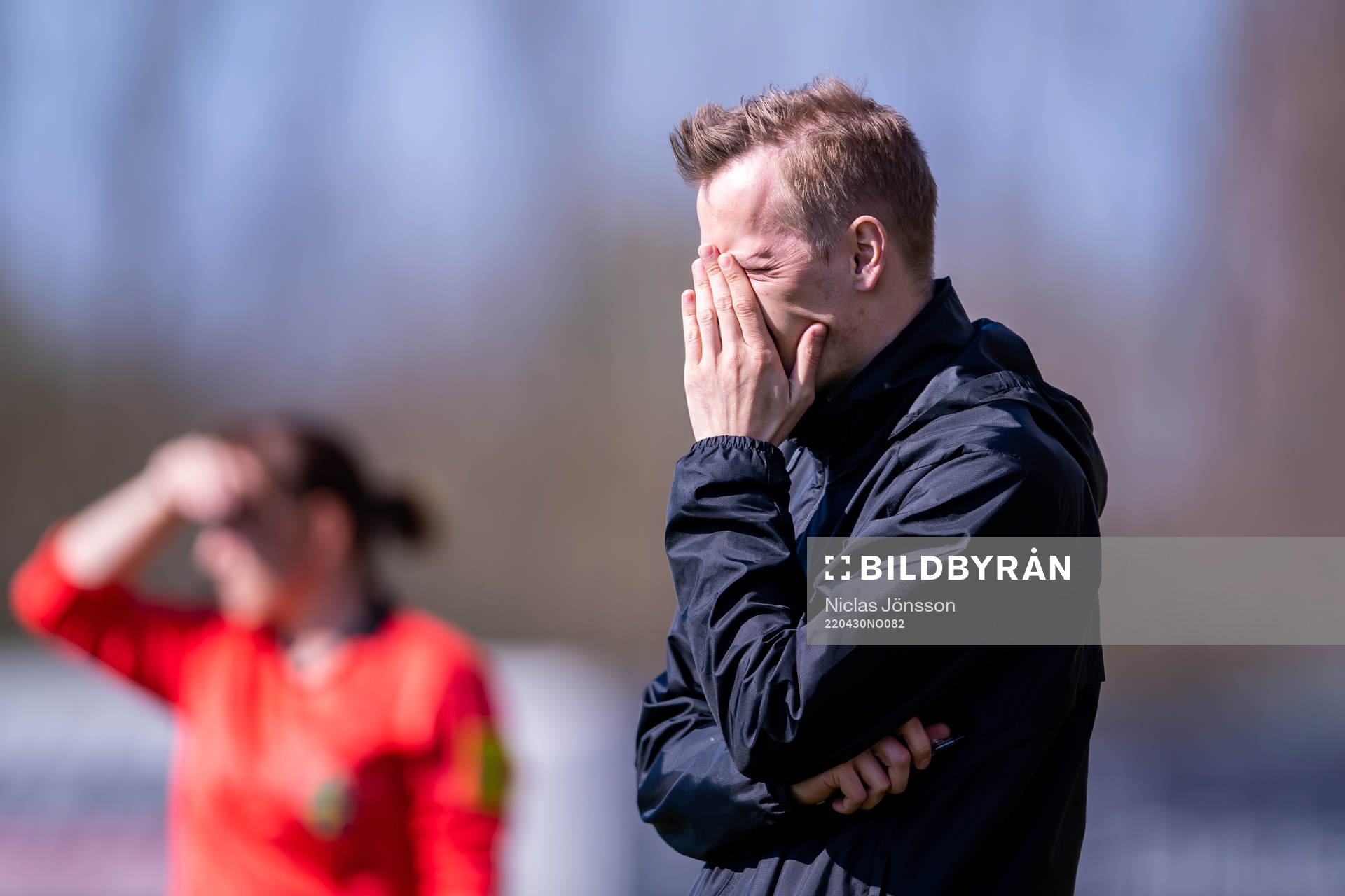 Eskilsminnes tränare André Petersson  deppar