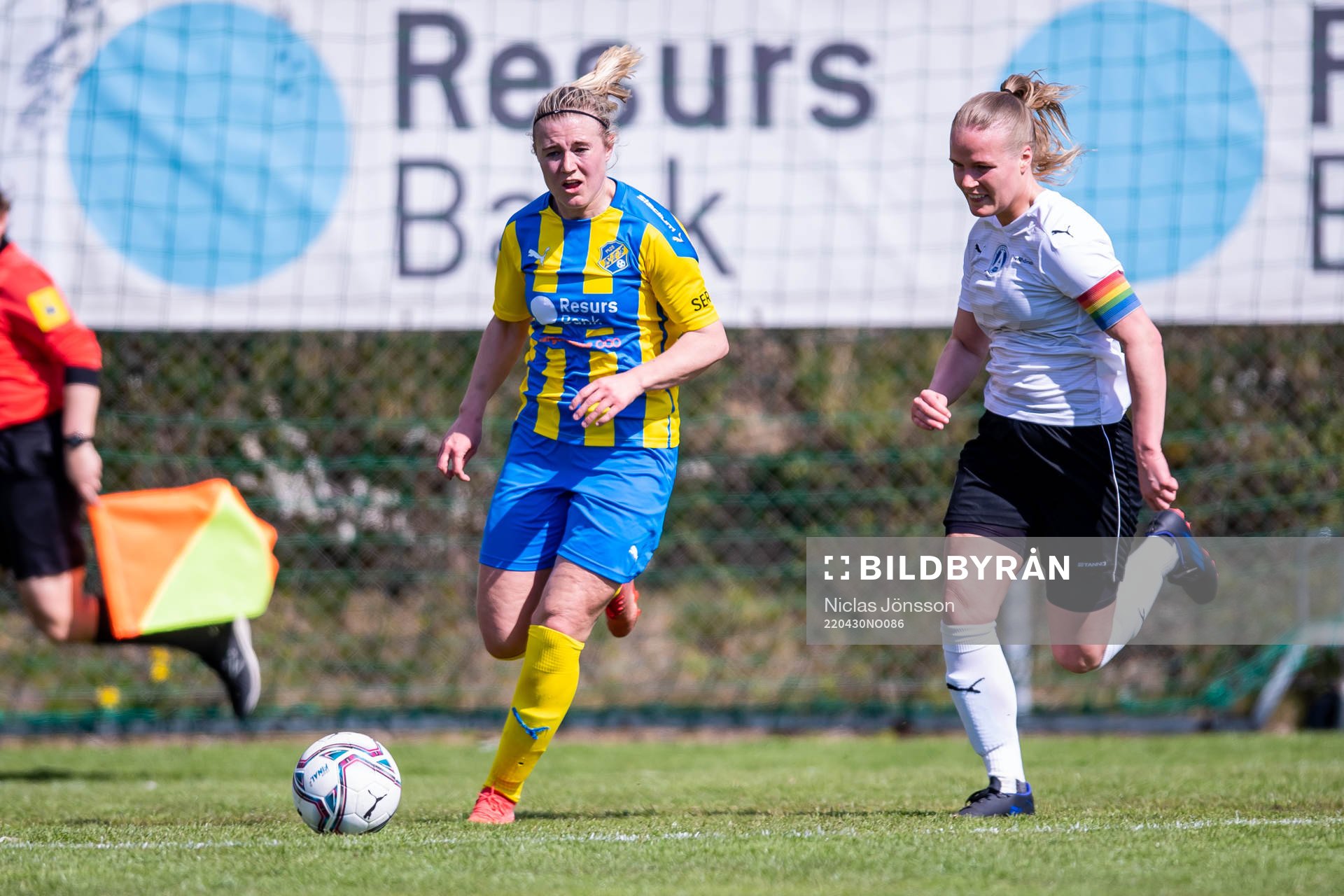 Eskilsminnes Julia Lennartsson och Älmhults Matilda