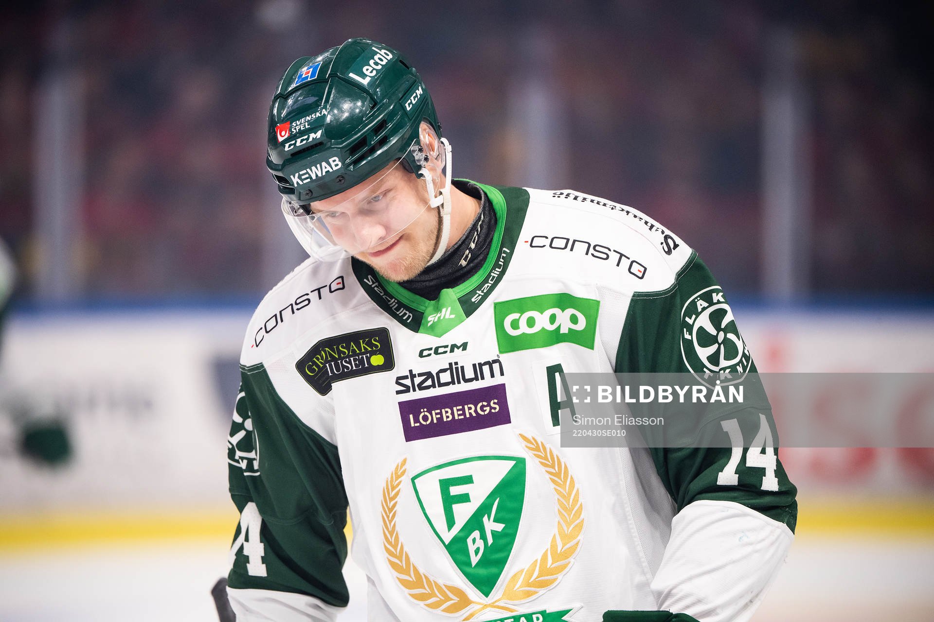 Färjestads Victor Ejdsell deppar