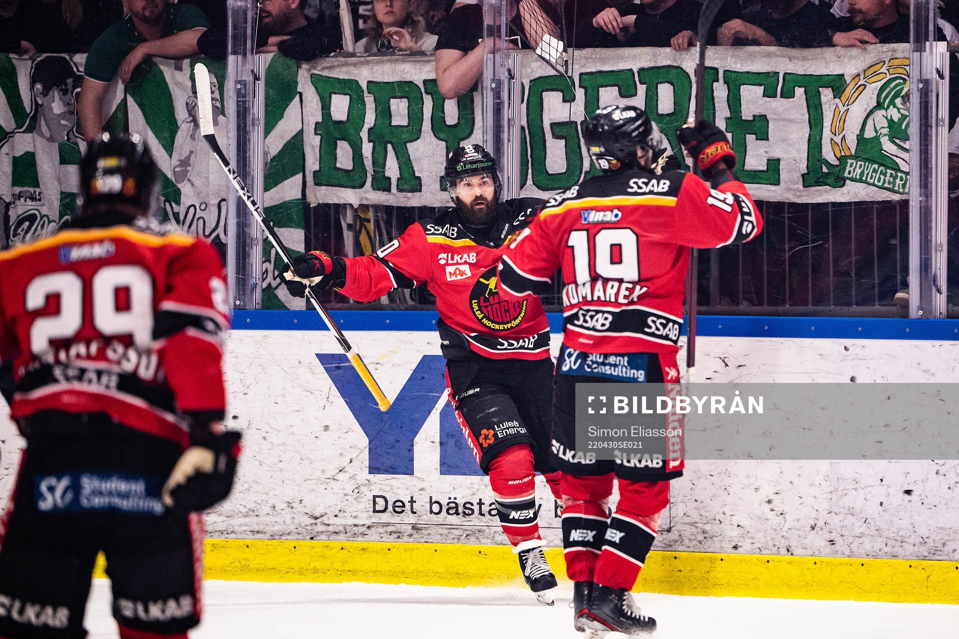 Luleås Jack Connolly jublar