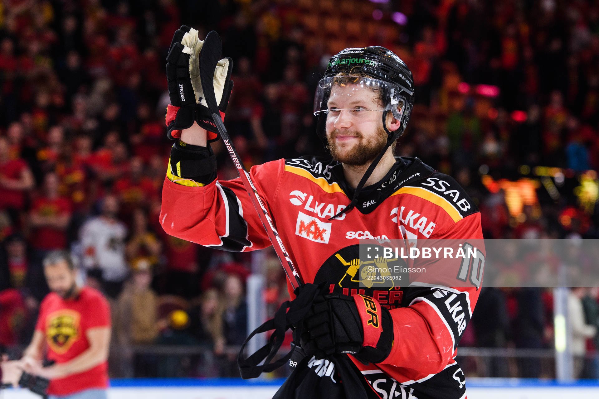 Luleås Einar Emanuelsson jublar