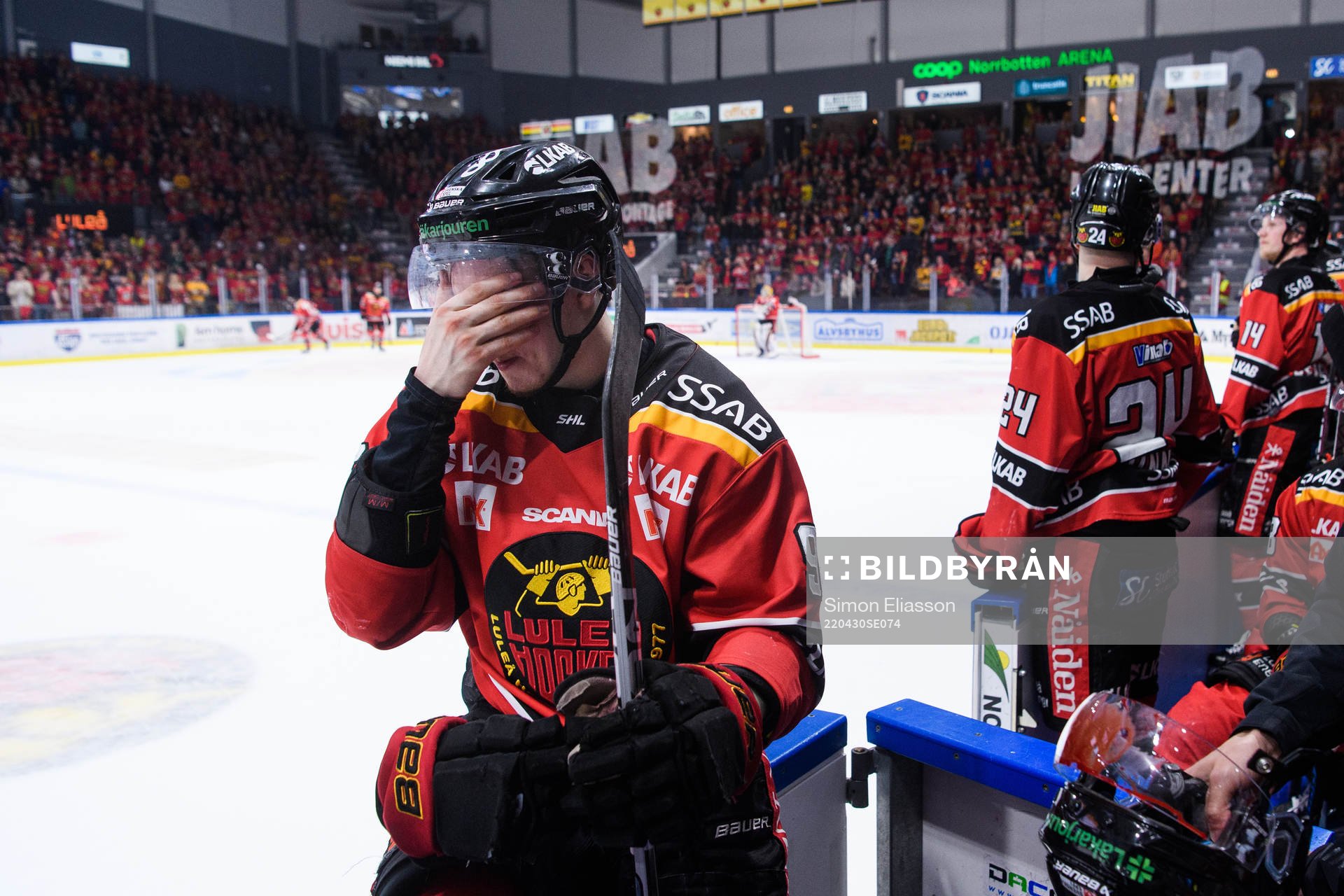 Luleås Pontus Andreasson deppar