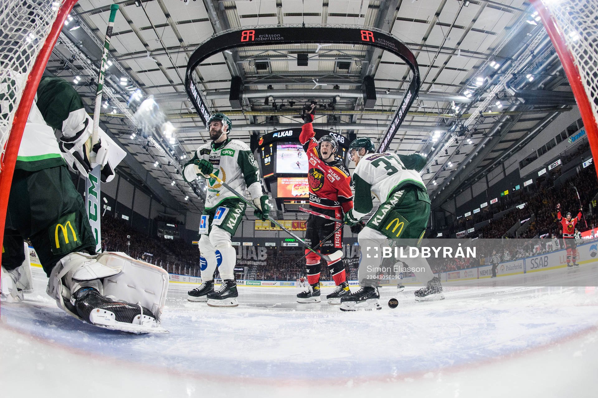 Luleås Pontus Andreasson jublar