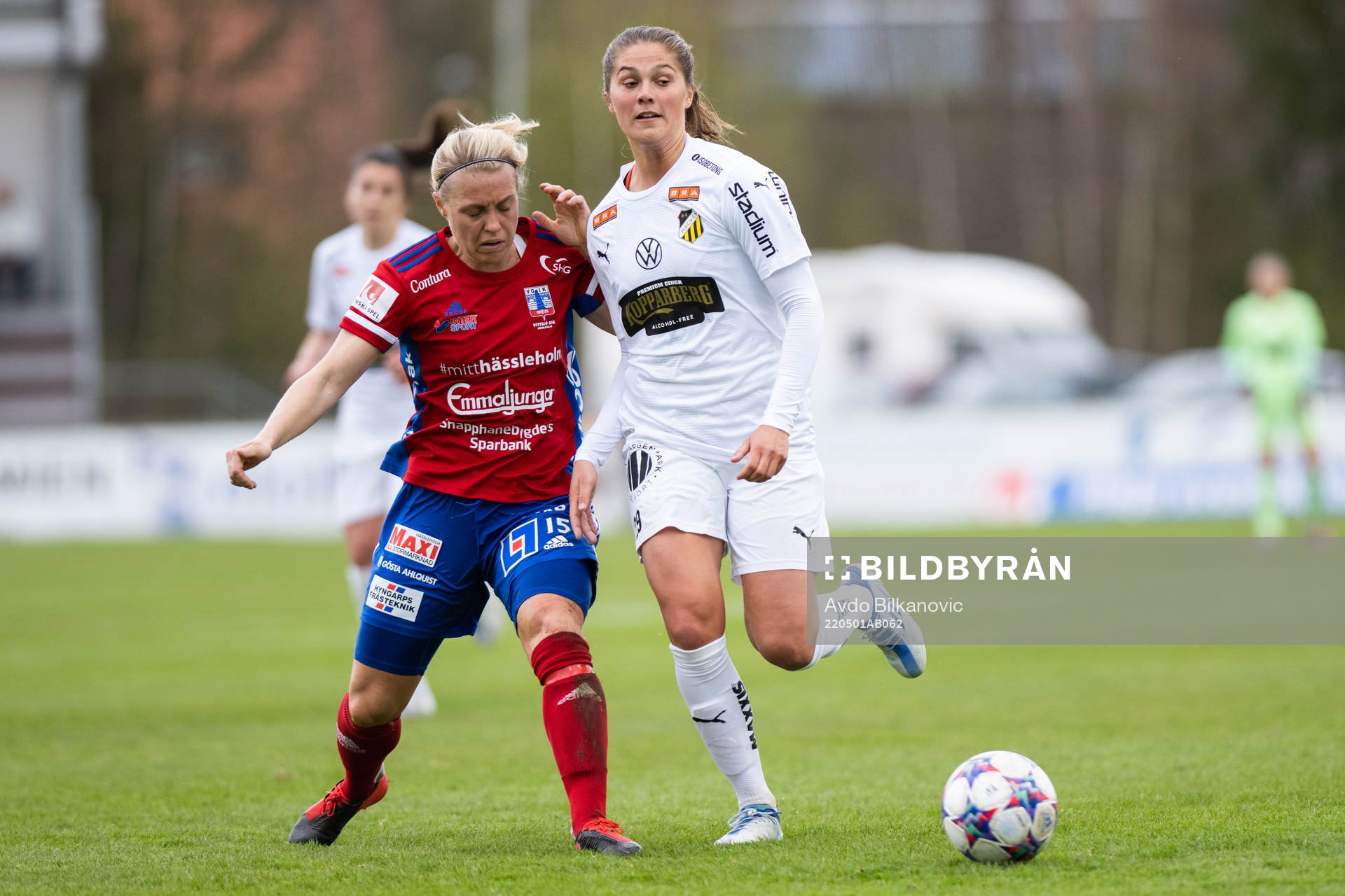 Vittsjös Nellie Persson och Häckens Mille Gejl Jensen