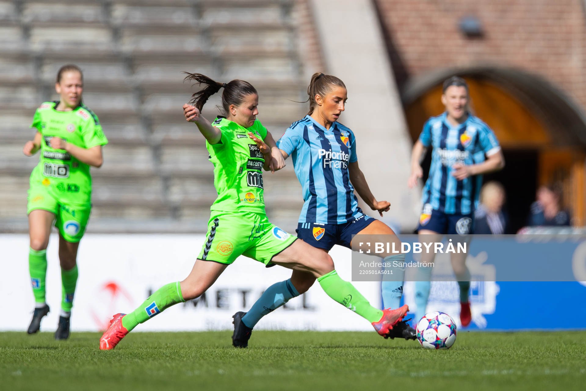 Kristianstads Josefin Harrysson och Djurgårdens Tilde