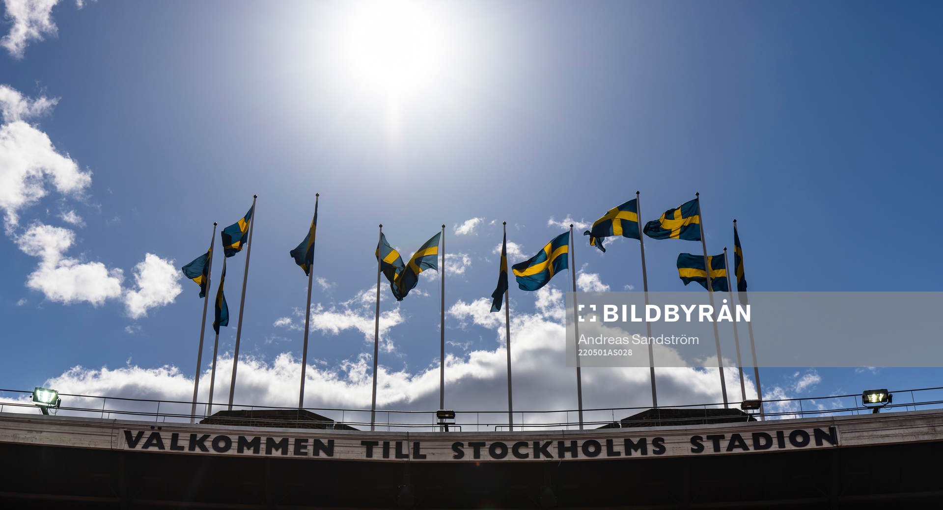 Vy över Stockholms Stadion