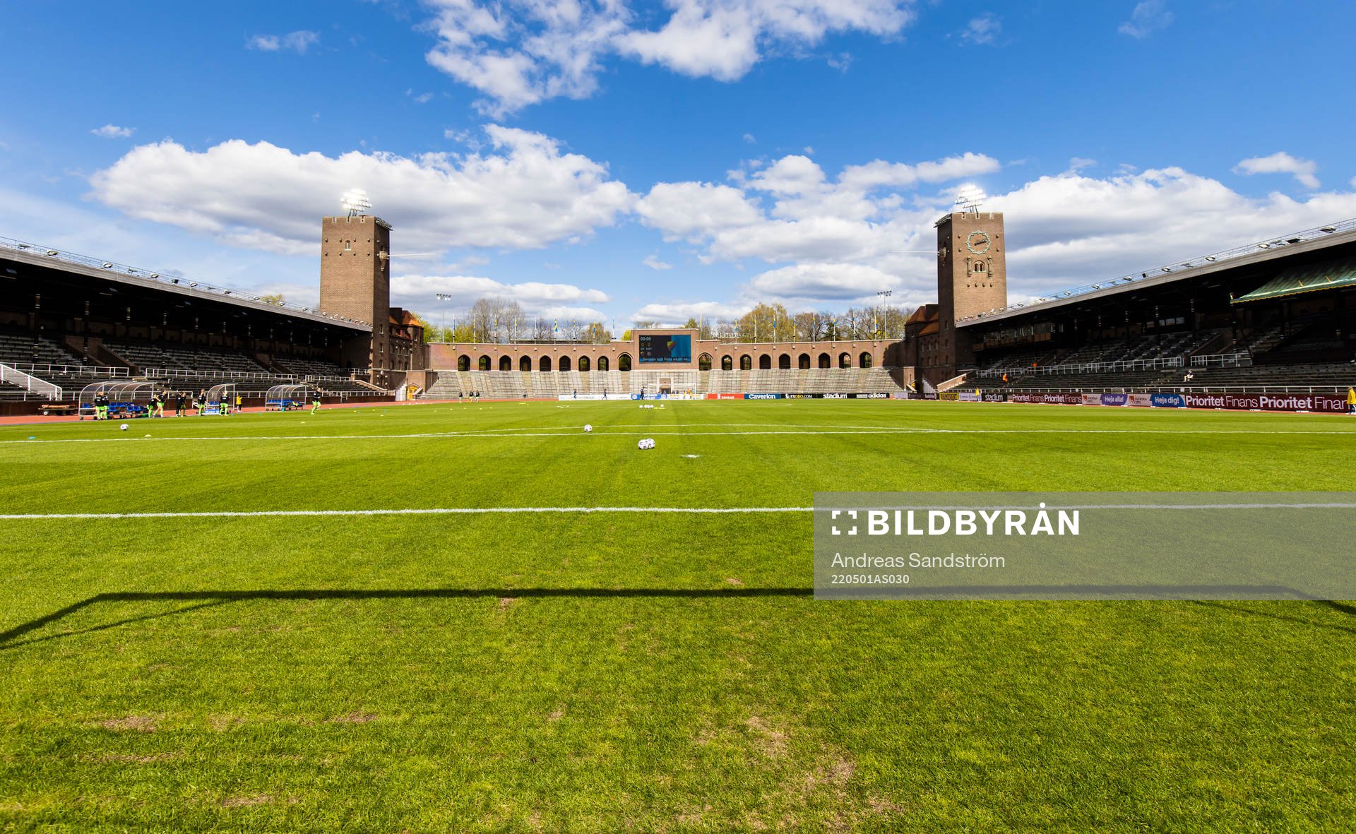Vy över Stockholms Stadion