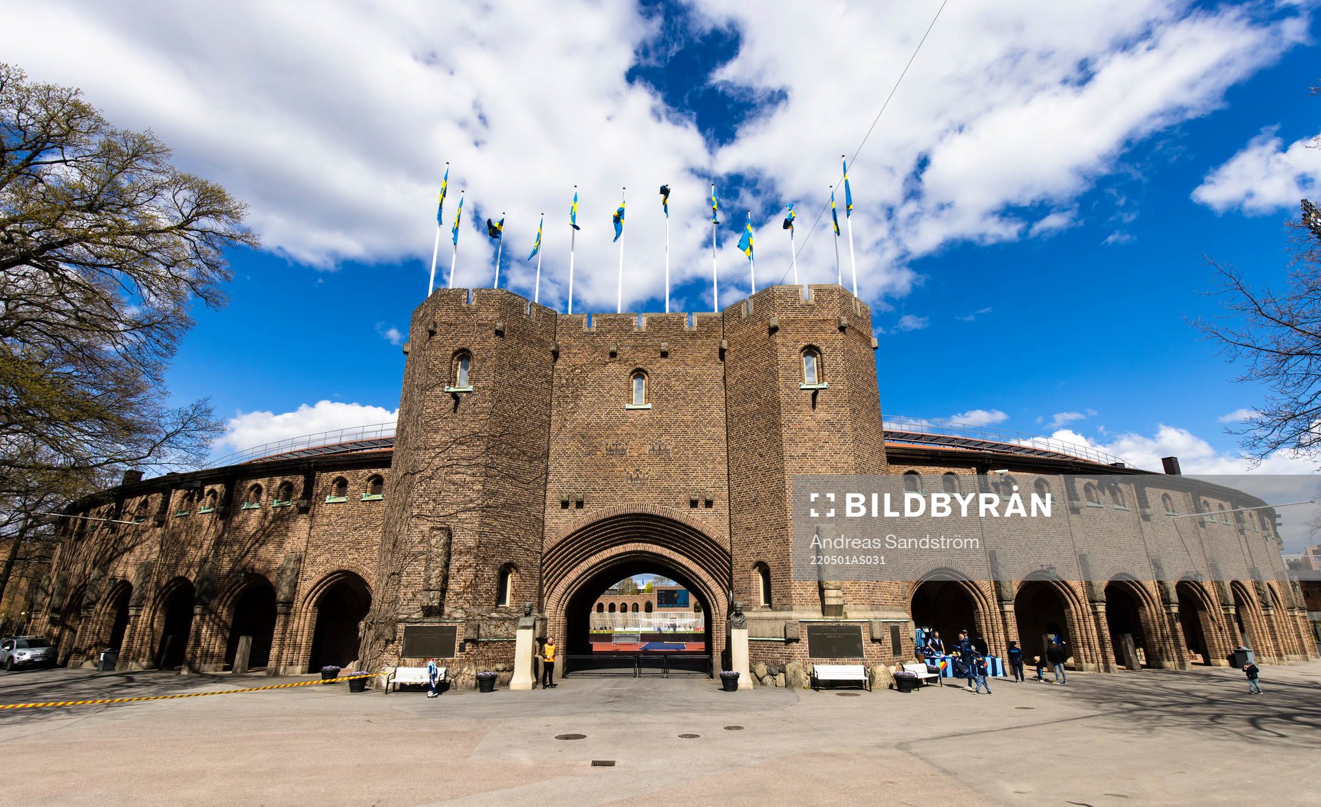 Vy över Stockholms Stadion