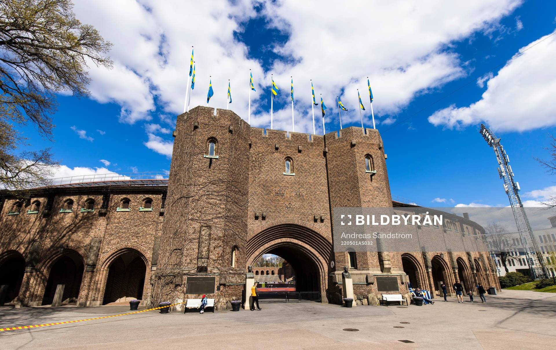 Vy över Stockholms Stadion