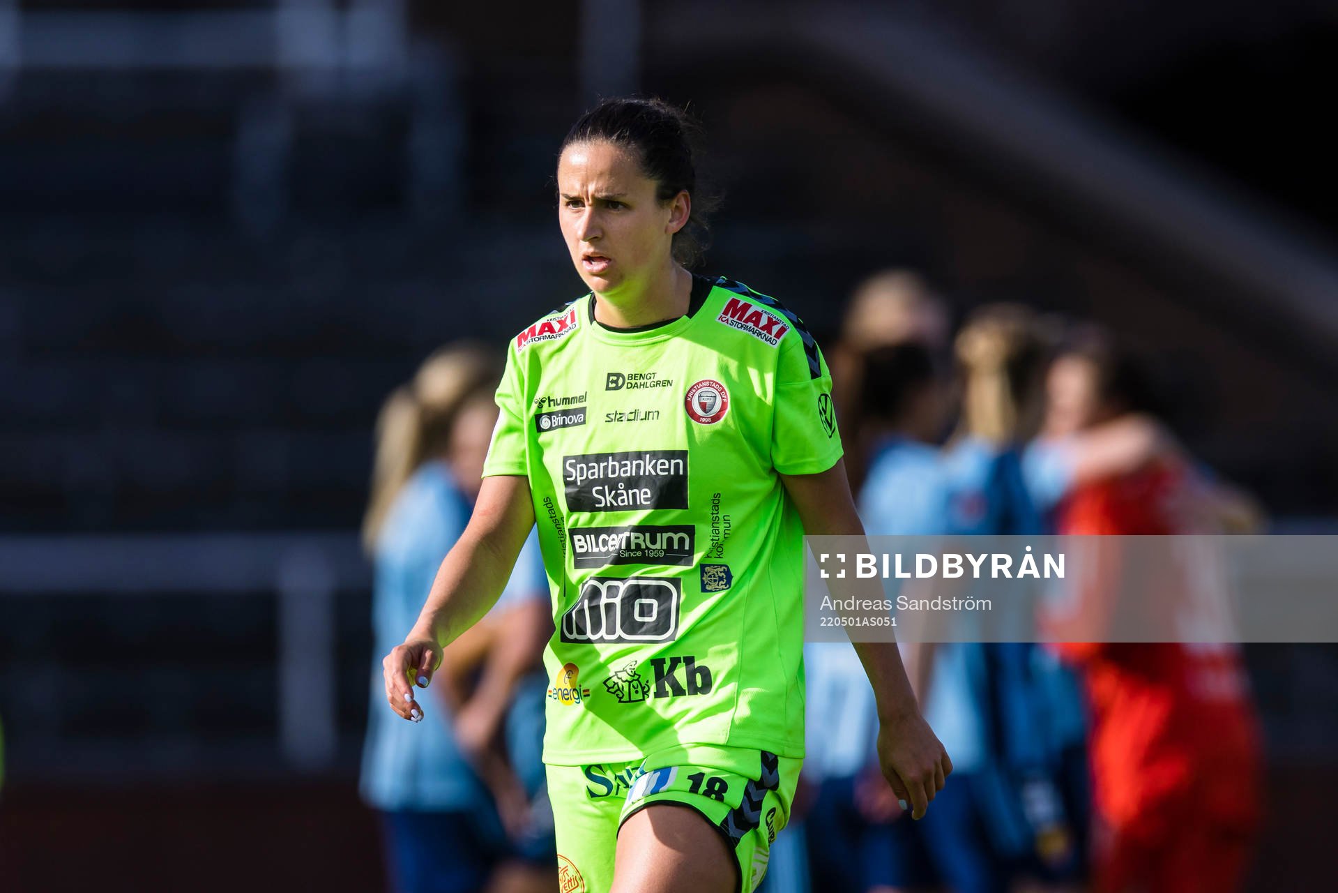 Kristianstads Evelyne Viens deppar