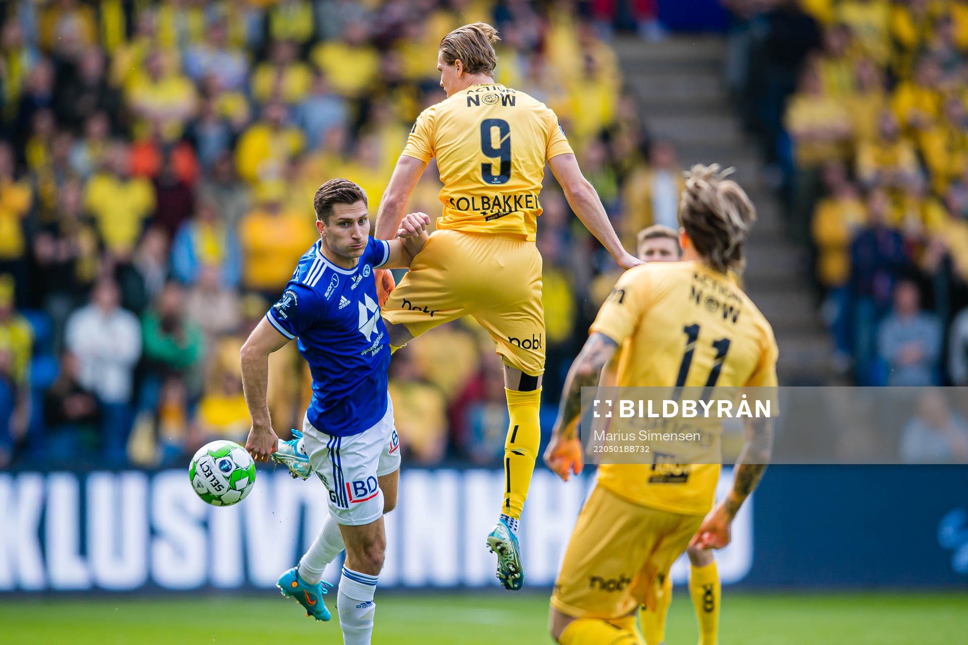 Kristoffer Haugen of Molde and Ola Selvaag Solbakken of