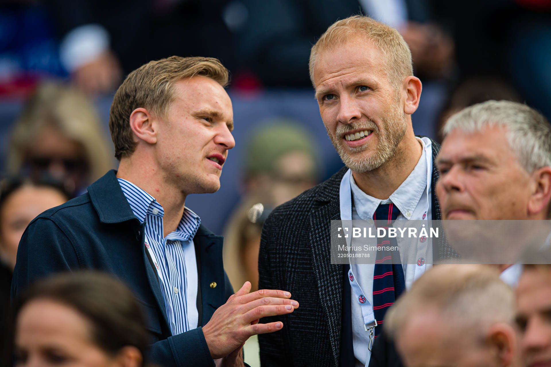Marius Lode and Vegard Leikvoll Moberg of Brann