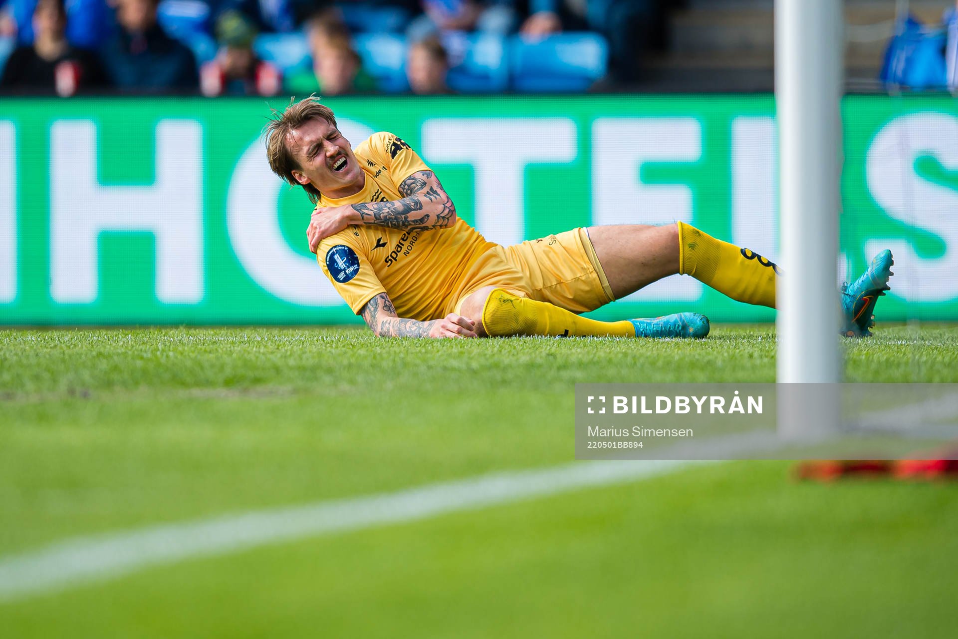 Runar Espejord of Bodø/Glimt in pain