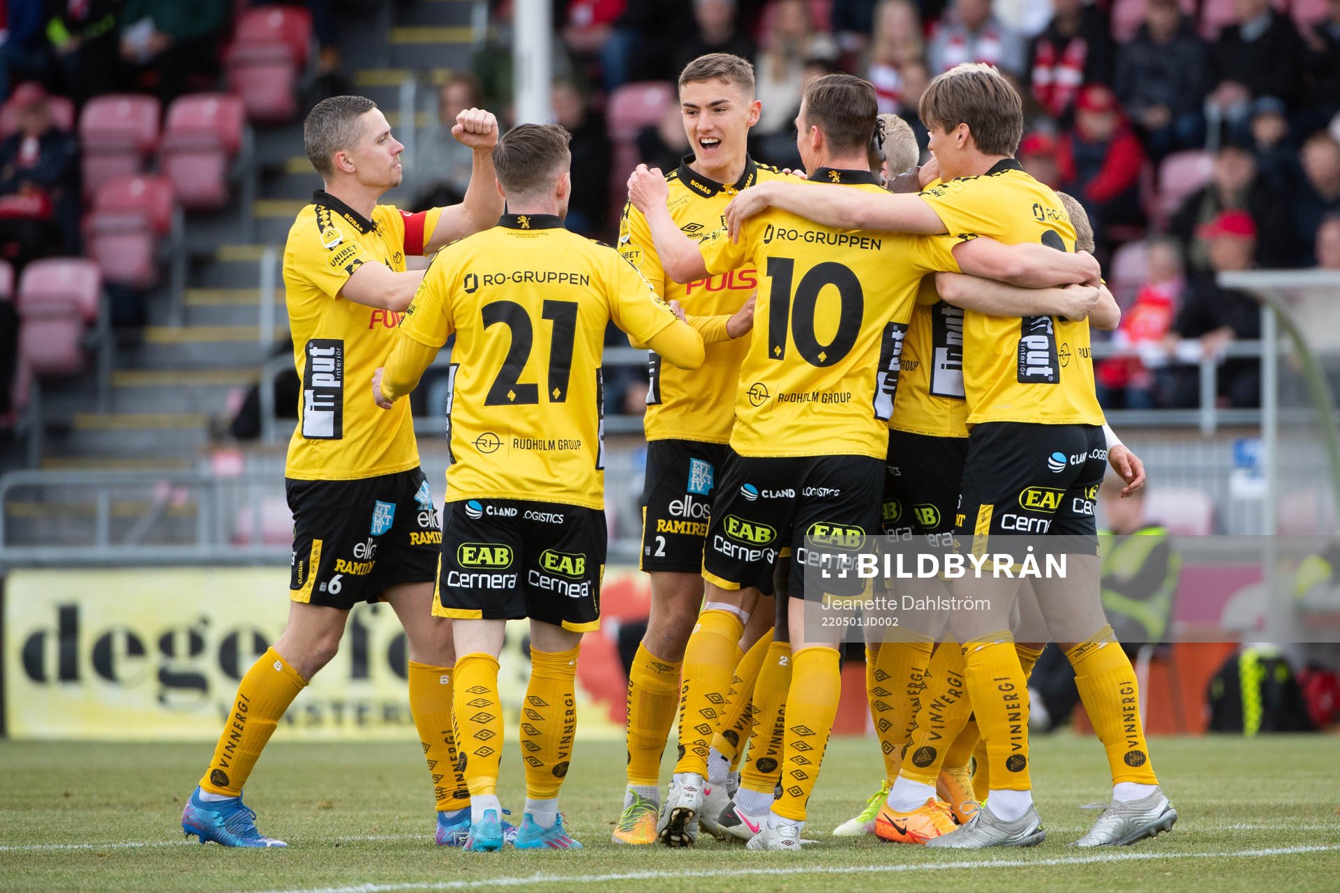 Elfsborgs spelare jublar