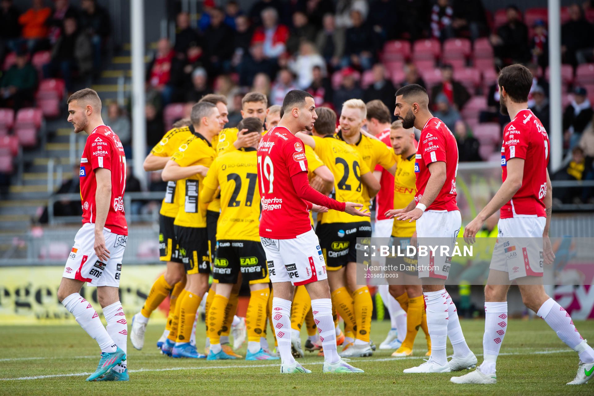 Degerfors spelare deppar