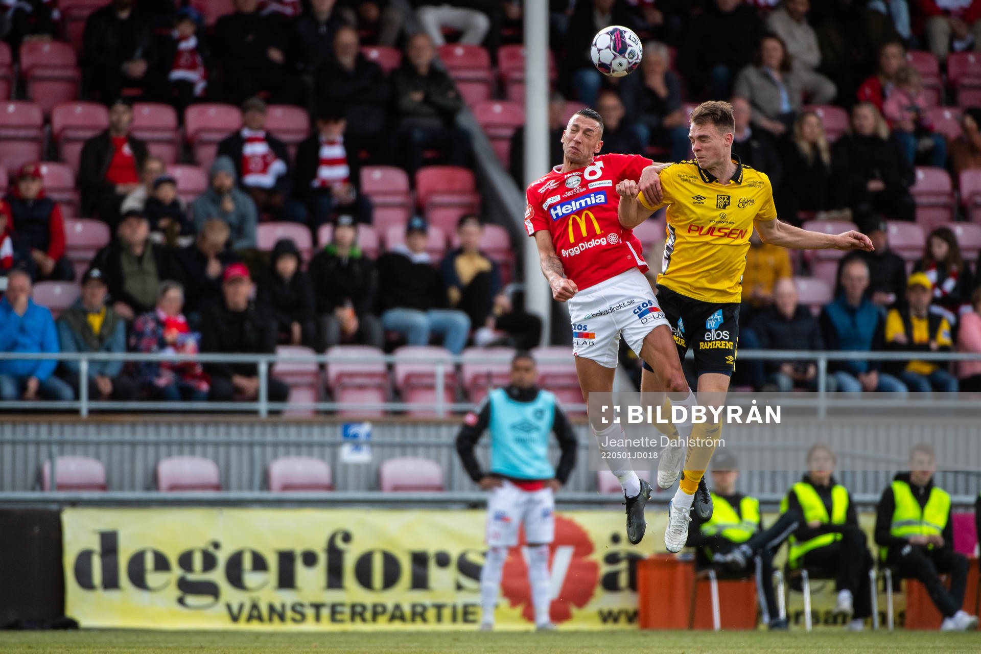 Degerfors Nikola Djurdjic och Elfsborgs Leo Väisänen