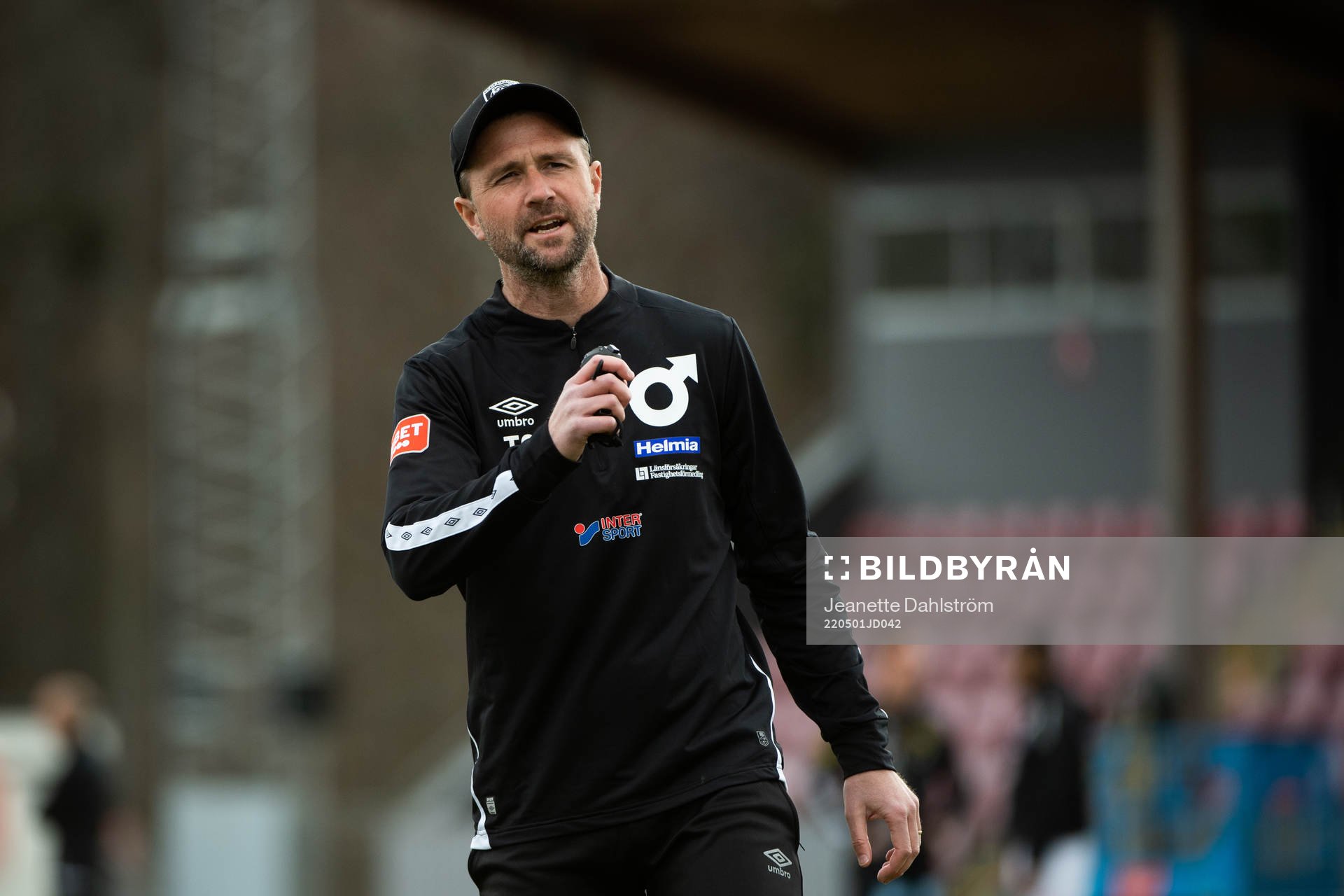 Degerfors tränare Tobias Solberg