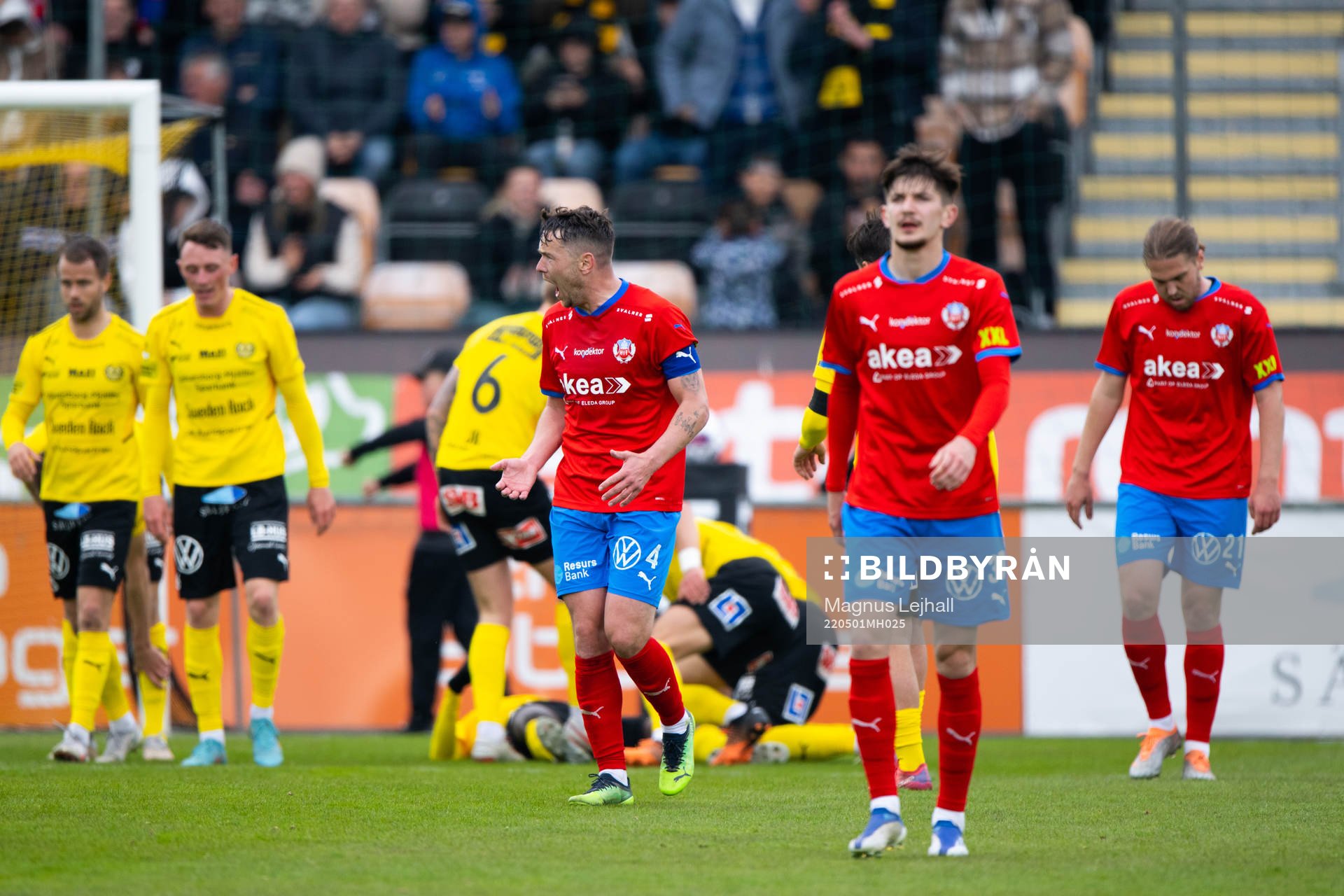 Helsingborgs Viljormur Davidsen, Armin Gigovic och Charlie