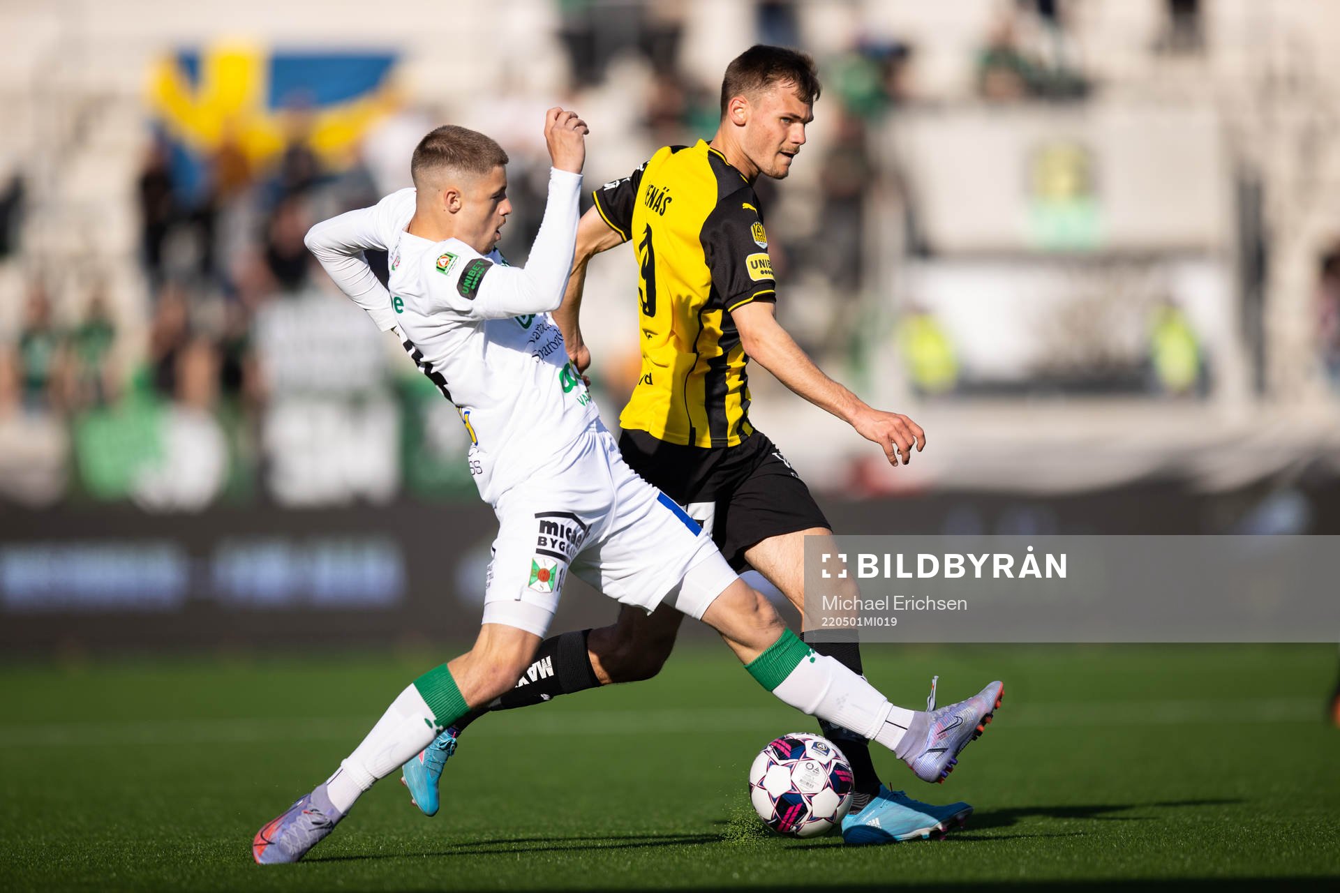 Varbergs Oliver Alfonsi och Häckens Oscar Uddenäs