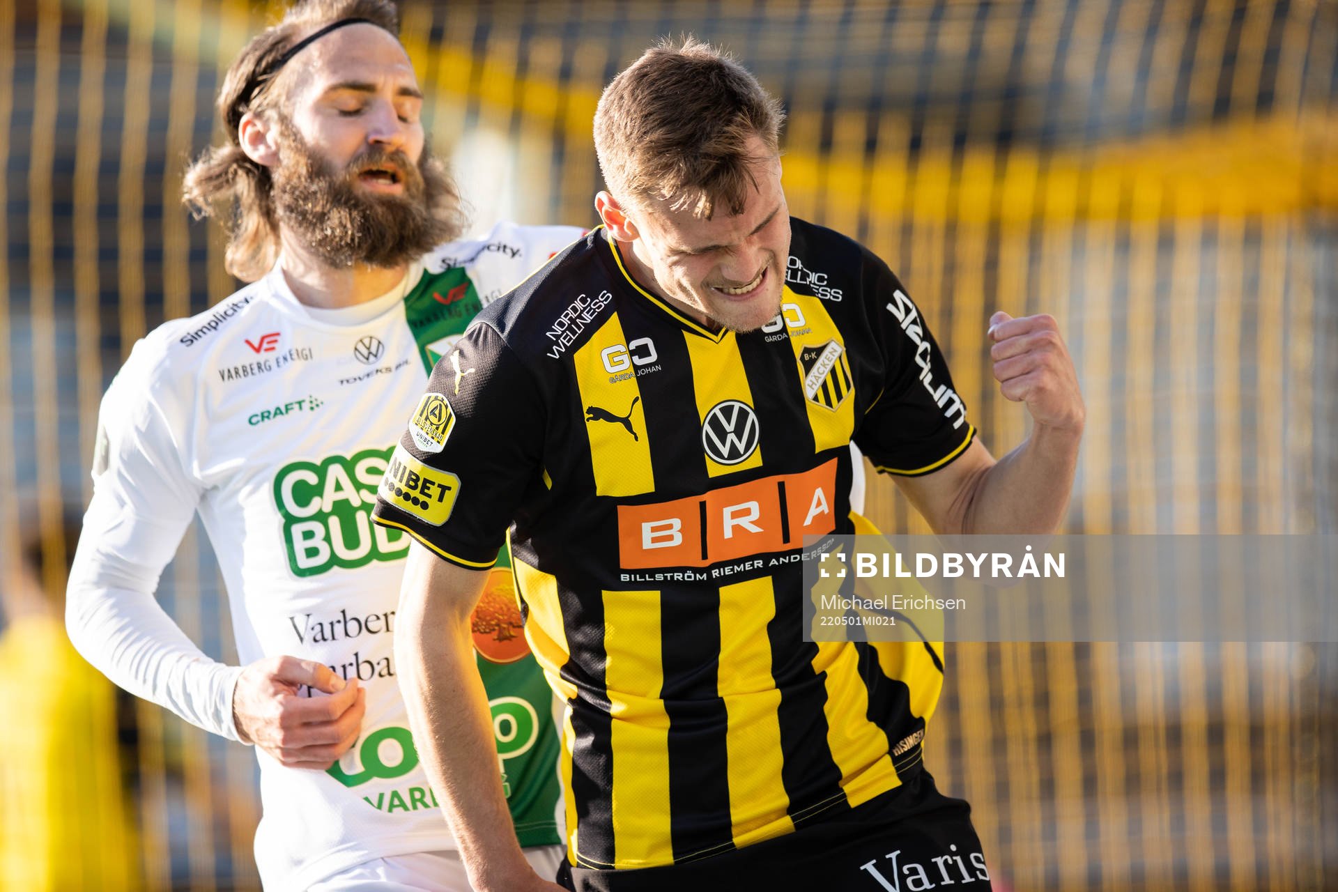 Häckens Oscar Uddenäs jublar
