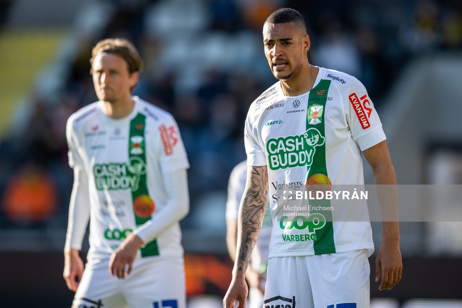 Varbergs Simon Karlsson Adjei deppar