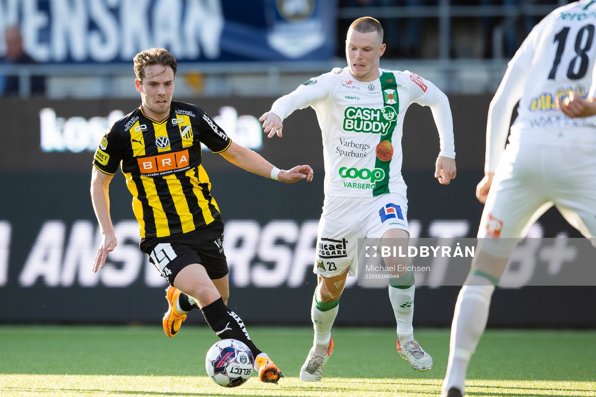 Häckens Lars Olden Larsen och Varbergs Anton Liljenbäck
