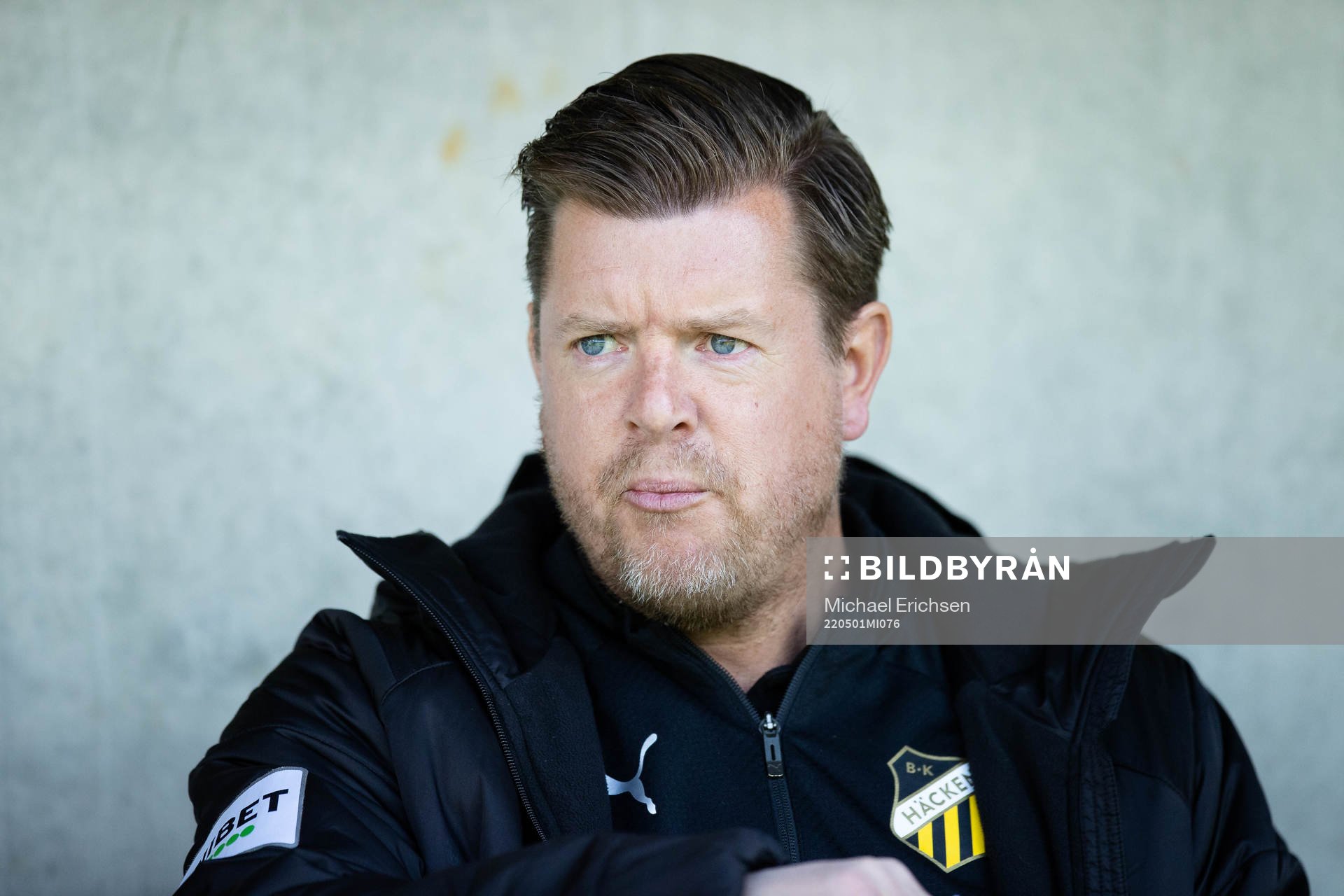 Häckens assisterande tränare Jesper Ljung innan