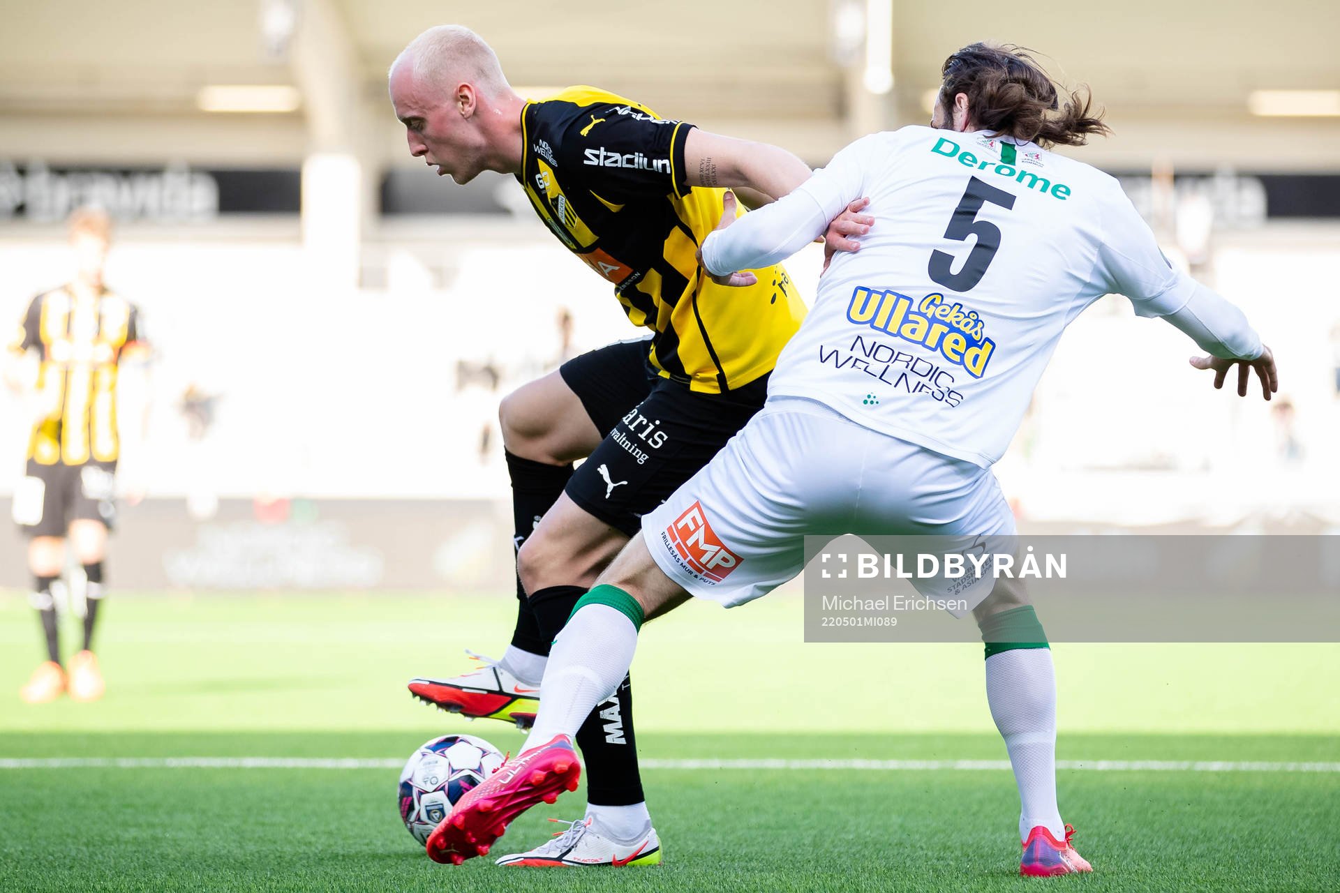 Häckens Valgeir Fridriksson och Varbergs Oskar Sverrisson
