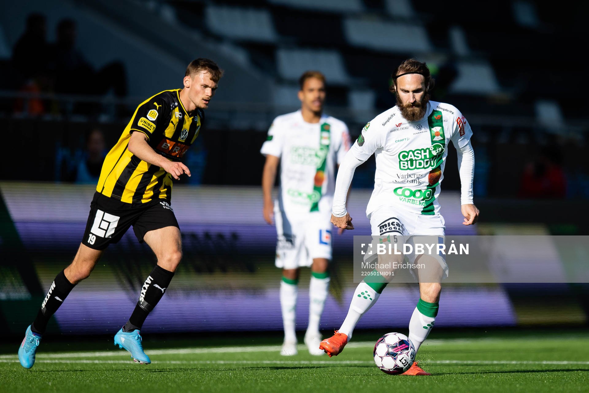 Häckens Oscar Uddenäs och Varbergs Oskar Sverrisson