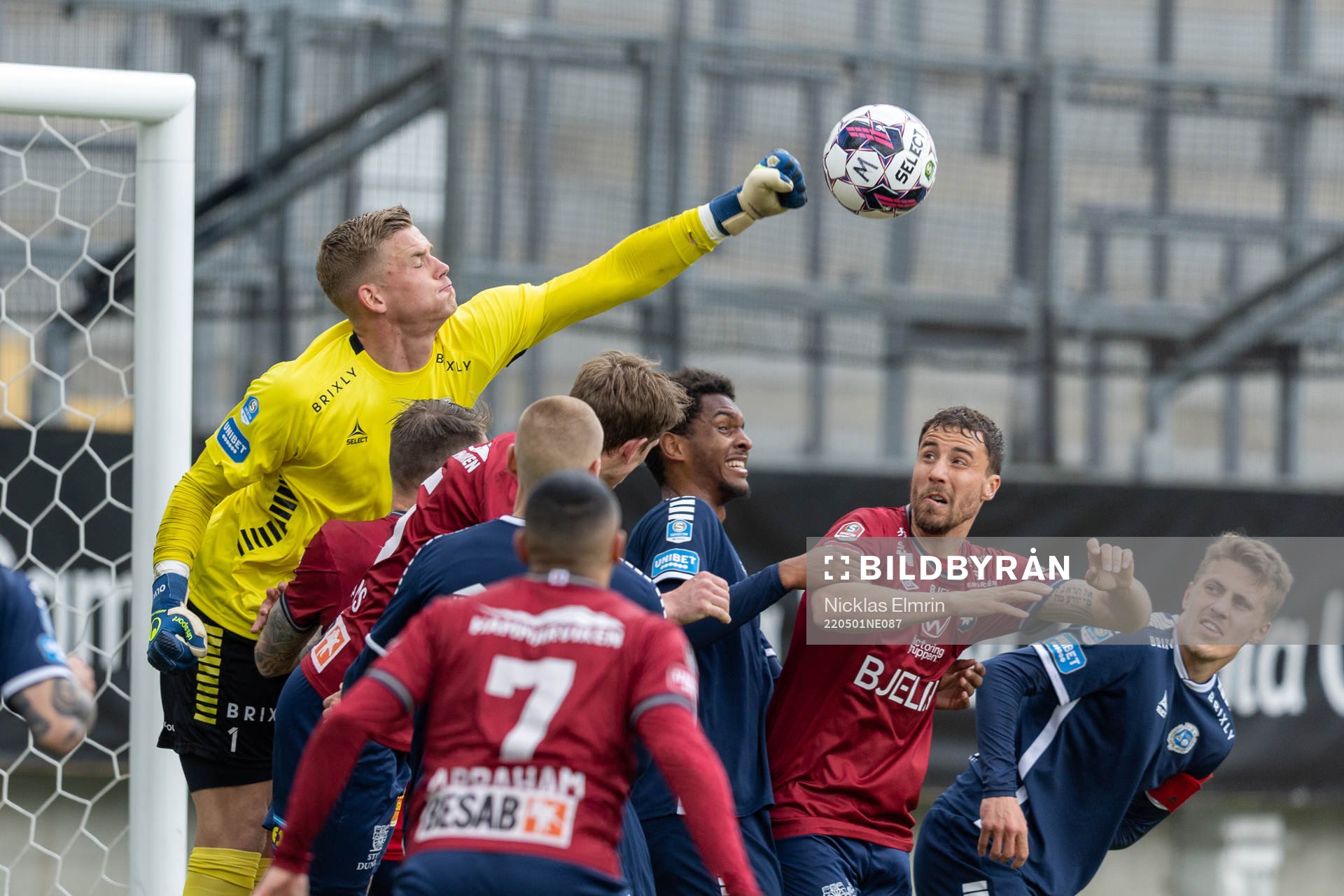 Utsiktens målvakt Johan Brattberg