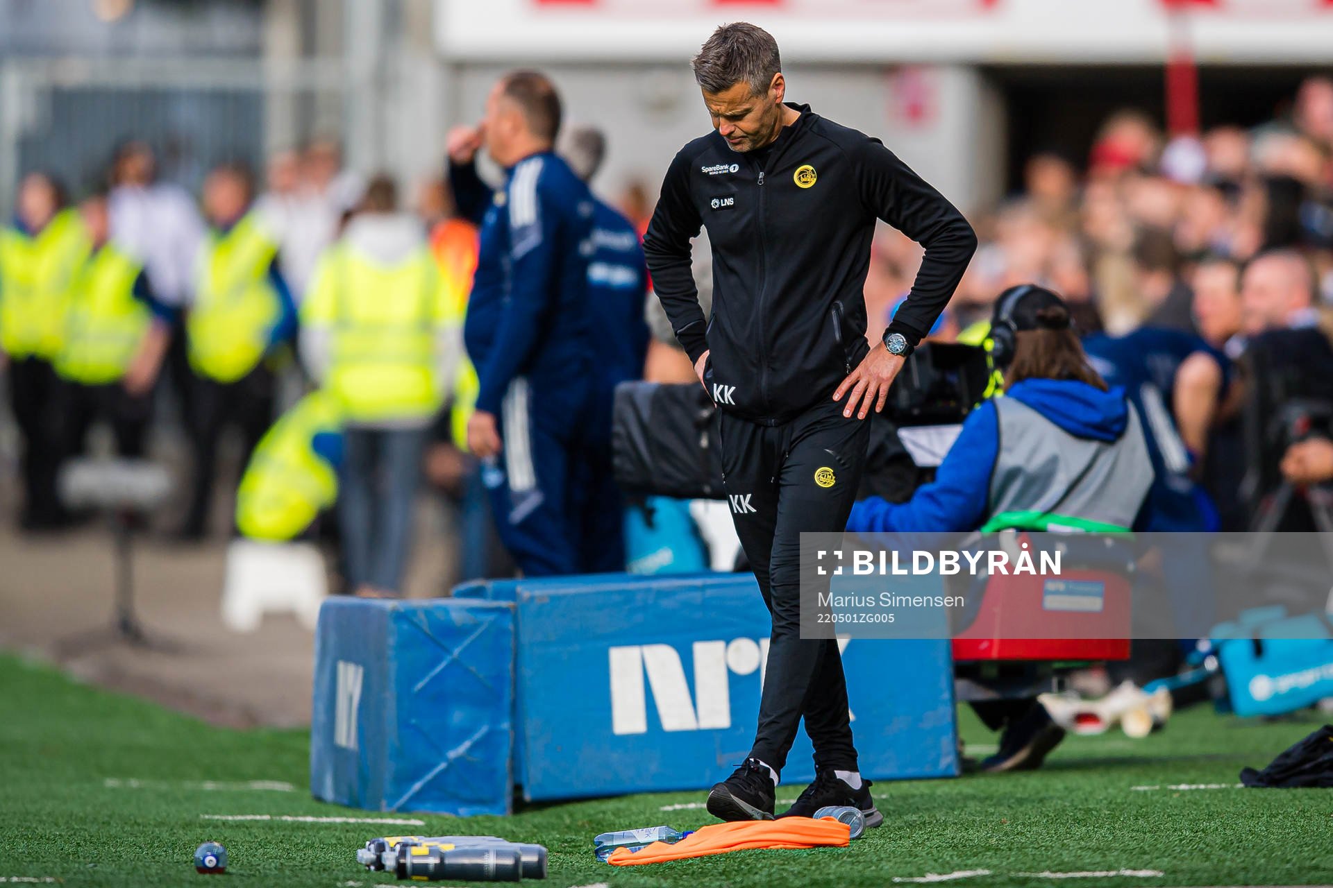 Kjetil Knutsen, head coach of Bodø/Glimt, looks dejected