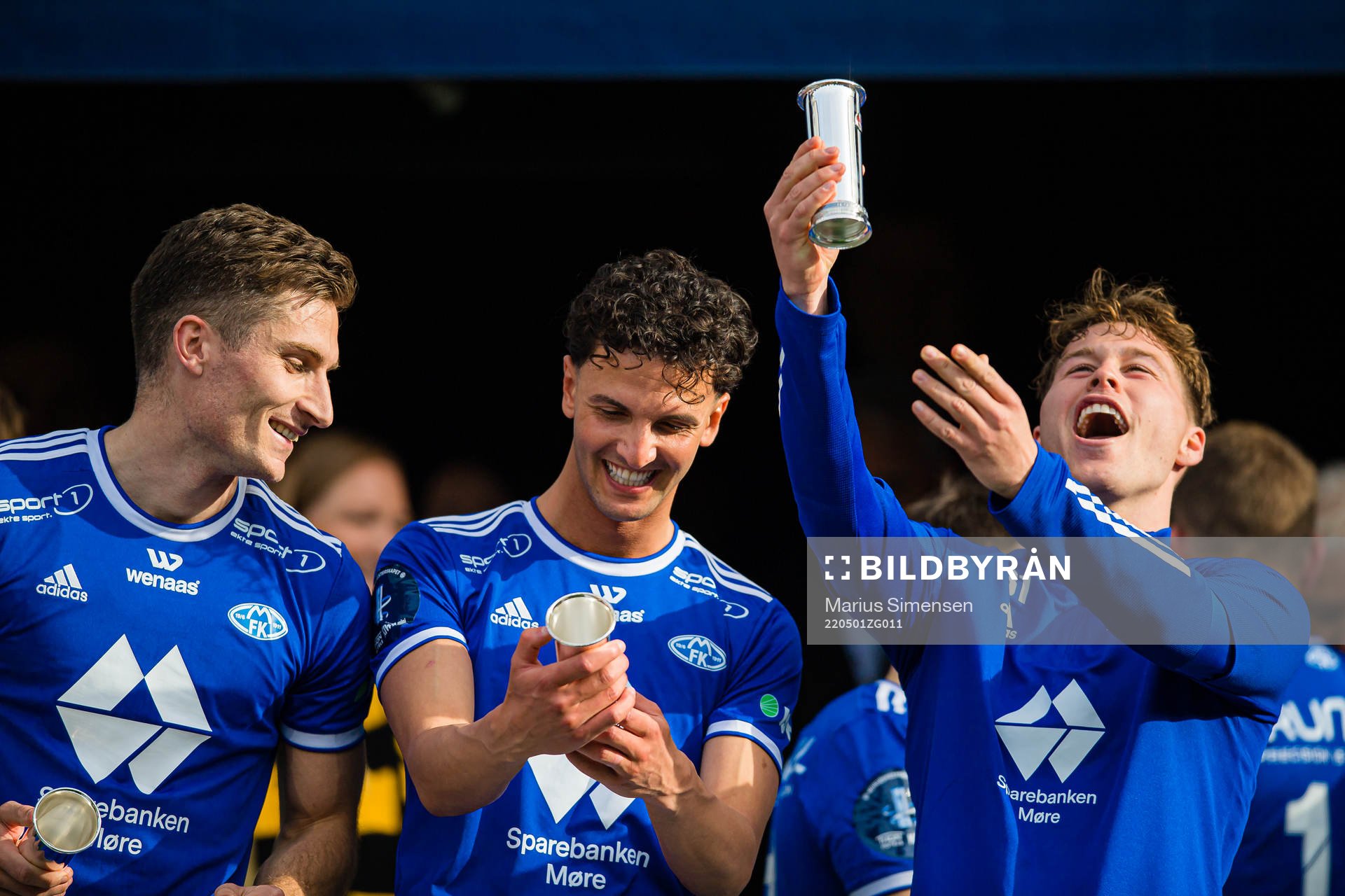 Kristoffer Haugen, Rafik Zekhnini and Emil Varhaugvik