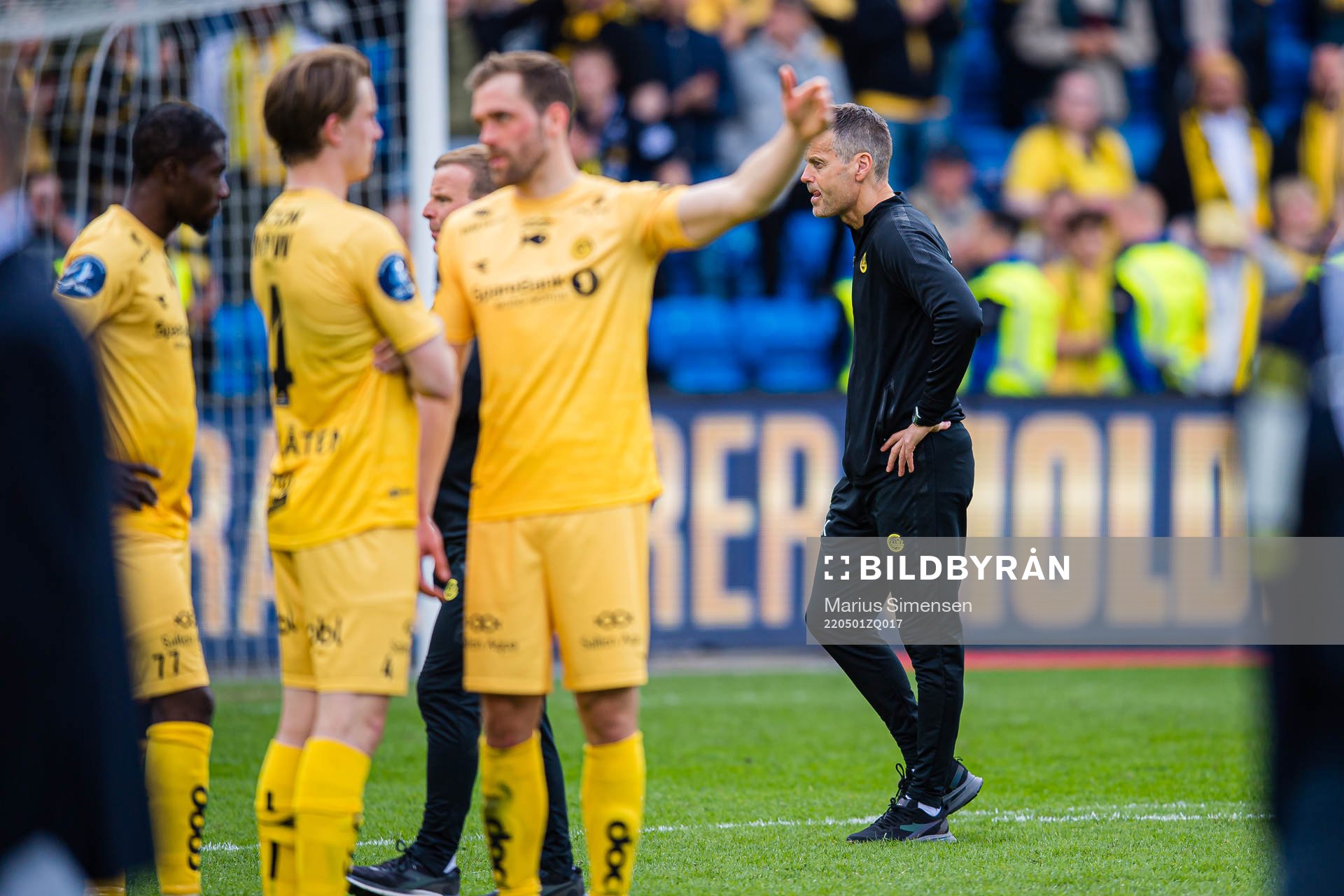 Kjetil Knutsen, head coach of Bodø/Glimt, looks dejected
