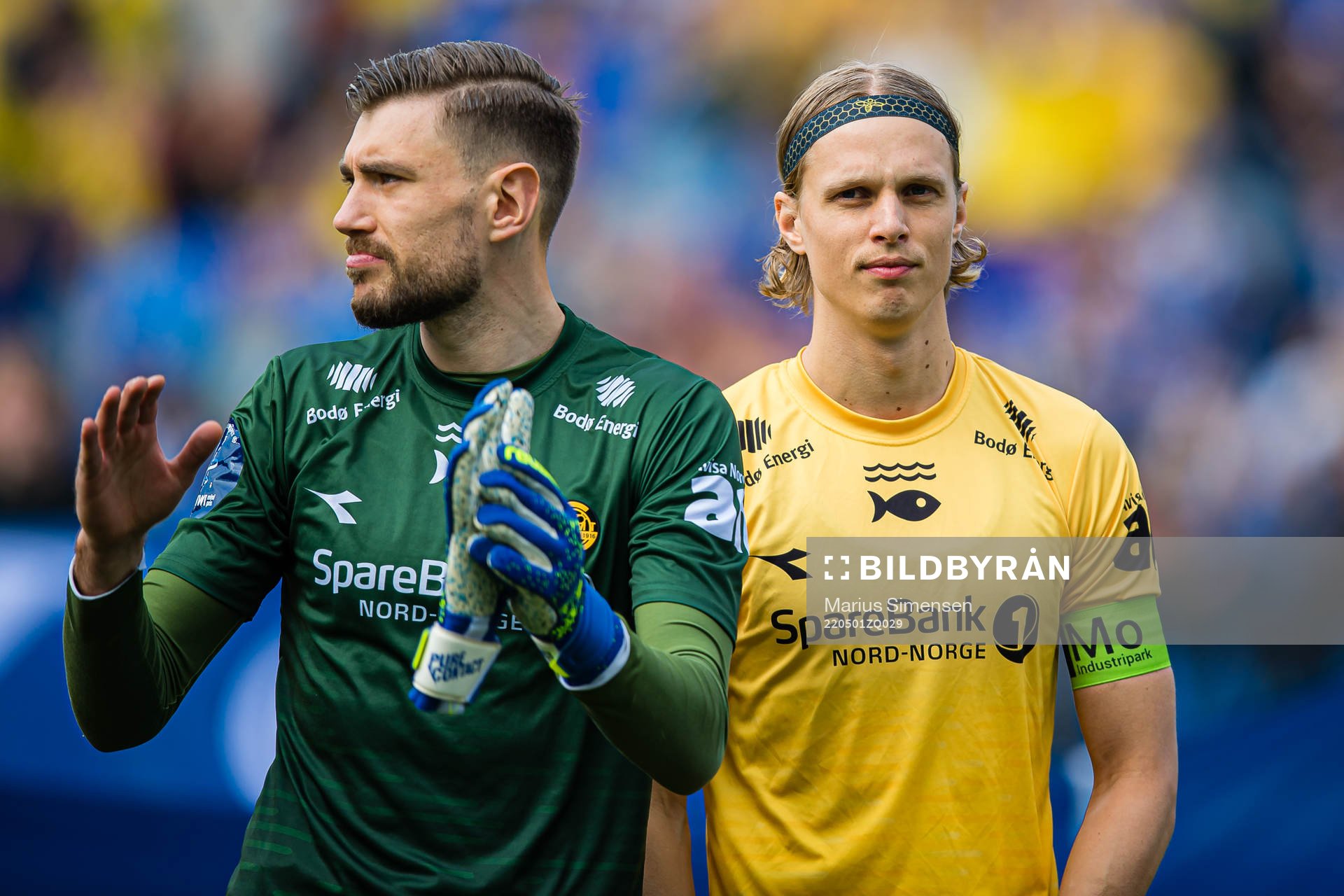 Nikita Haikin and Ulrik Saltnes of Bodø/Glimt
