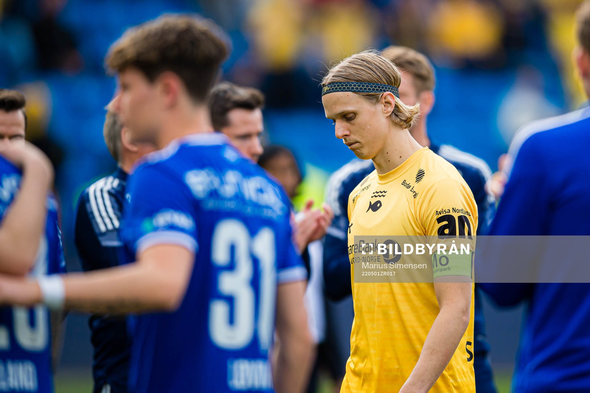 Ulrik Saltnes of Bodø/Glimt looks dejected